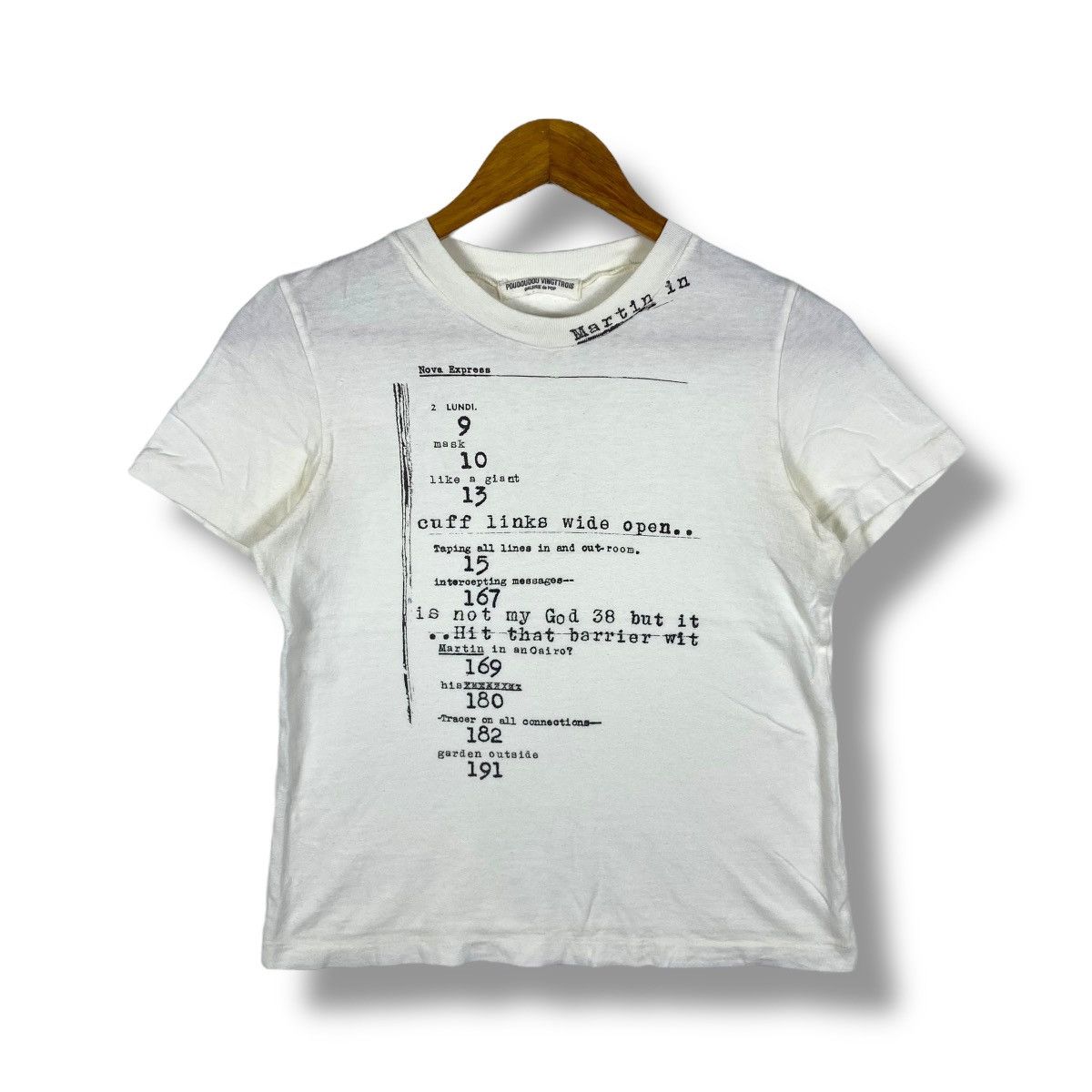 Japanese Brand Japanese Brand POU DOU DOU Vingt-Trois Graphic Tee Shirt Size US M / EU 48-50 / 2 - 1 Thumbnail