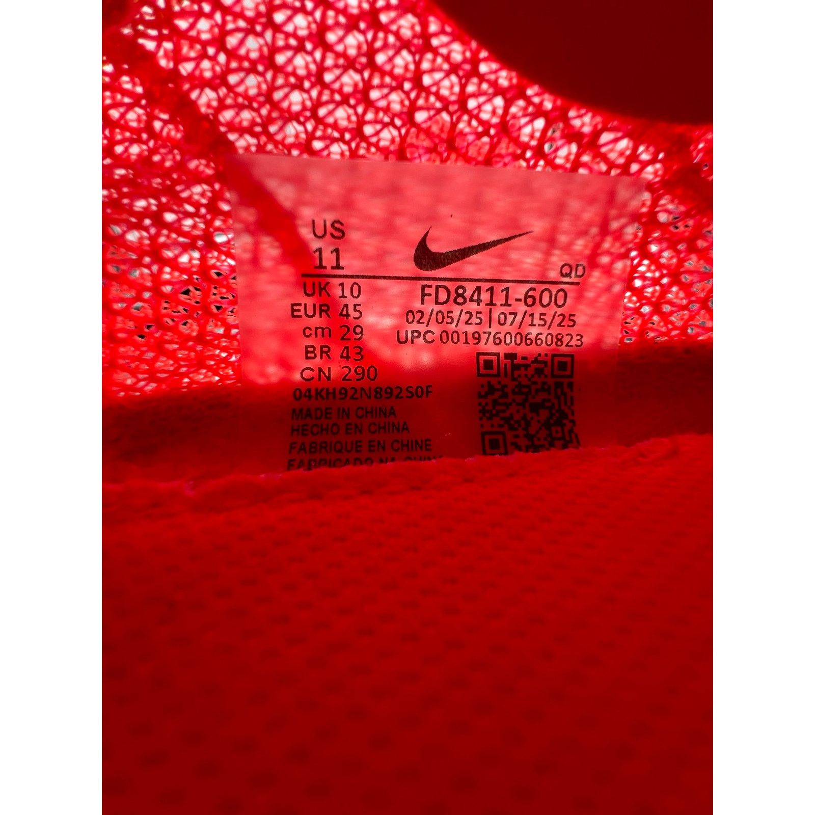 Nike Nike Air Zoom Victory 2 “Bright Crimson Lime Blast” size 11 Size US 11 / EU 44 - 6 Thumbnail