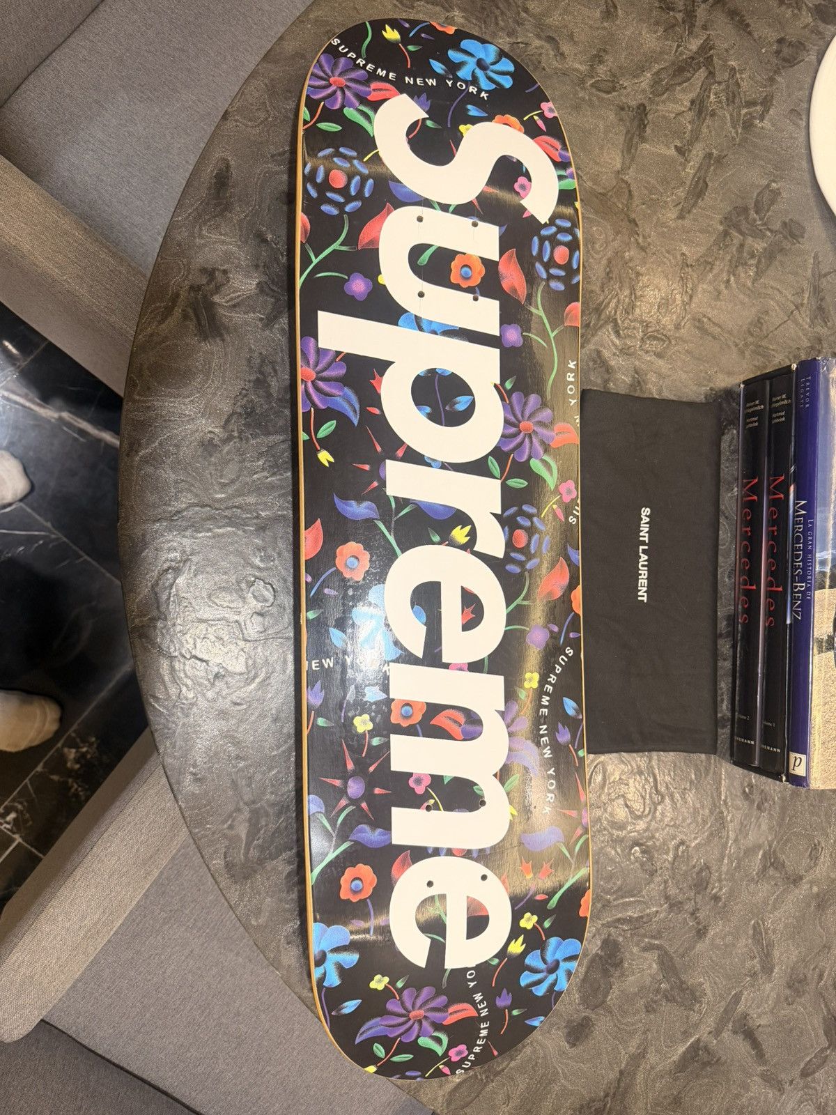 Supreme Supreme Floral Logo Skateboard Size ONE SIZE - 1 Thumbnail