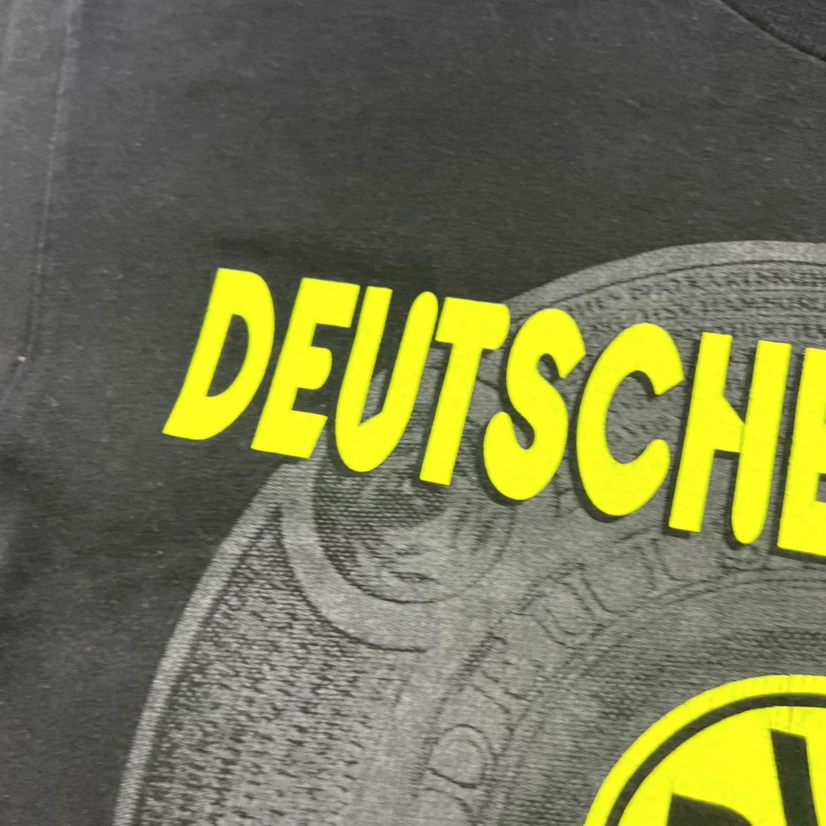 Nike VINTAGE Nike Borussia Dortmund 1995 Mens T-Shirt Black Large Football Deutscher Meister Shirt Mens Size US L / EU 52-54 / 3 - 7 Thumbnail