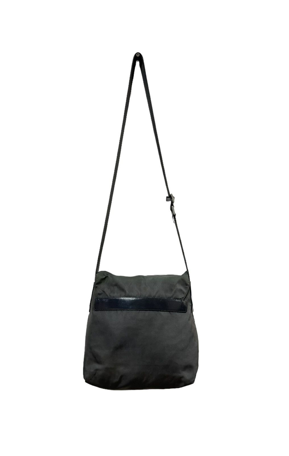 Prada Vtg🔥Prada Tessuto Nylon Green Buckle Crossbody Shoulder Bag Size ONE SIZE - 5 Thumbnail