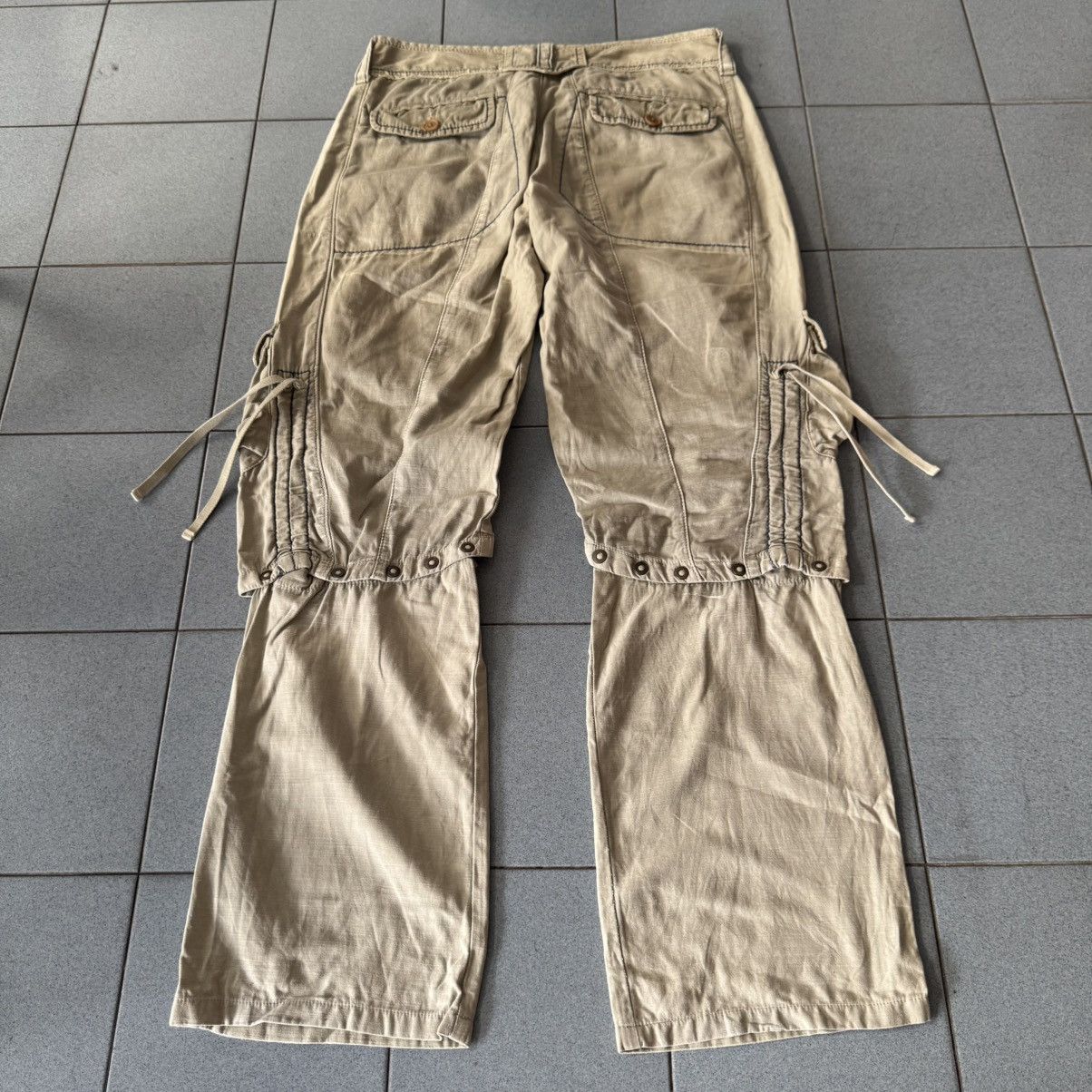 Marithe + Francois Girbaud 2000s marithe francois girbaud deformed cargo bondage pants Size US 30 / EU 46 - 6 Thumbnail