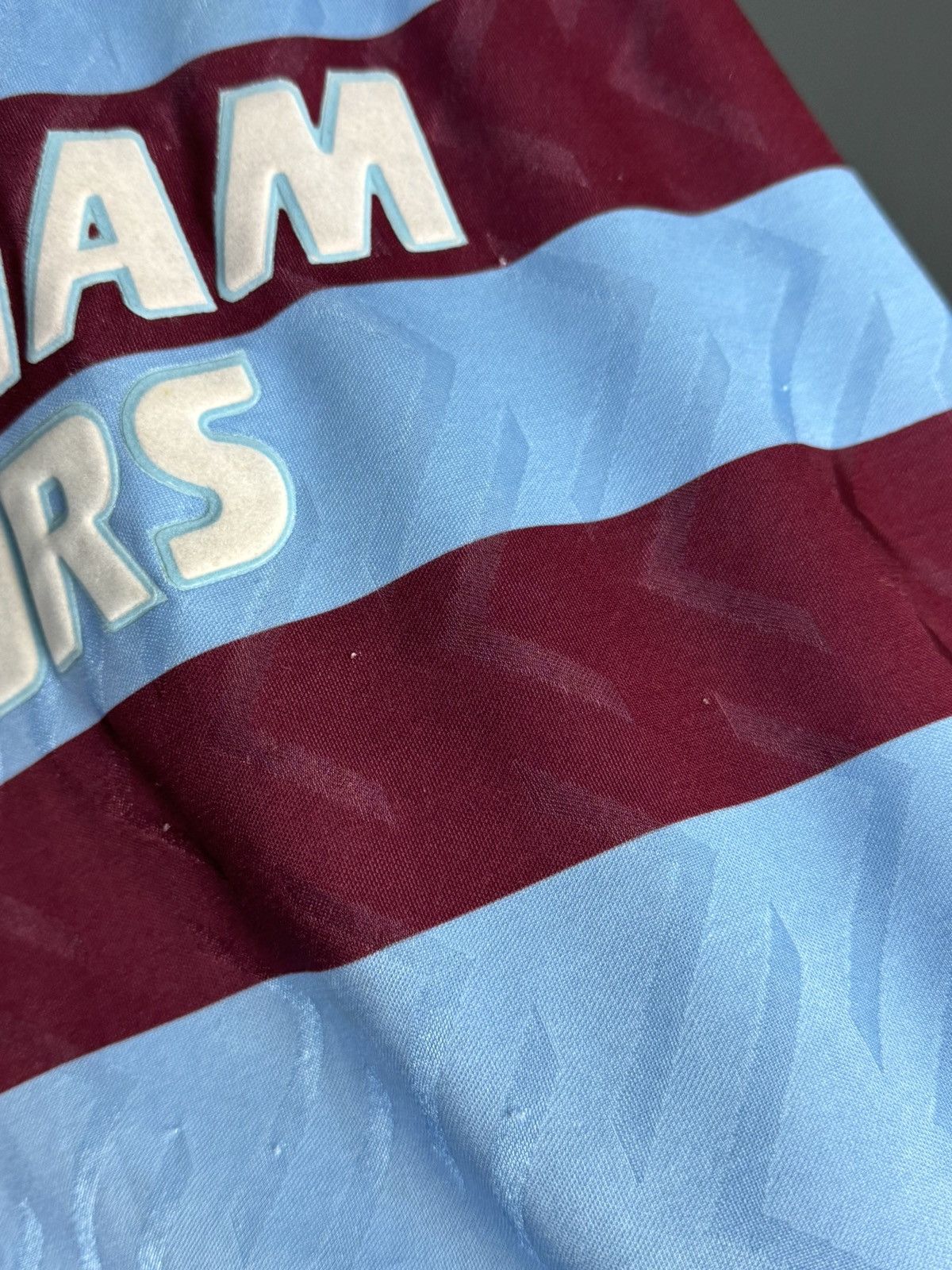 PONY West Ham United 93/95 Away Football Jersey Size US XL / EU 56 / 4 - 7 Thumbnail