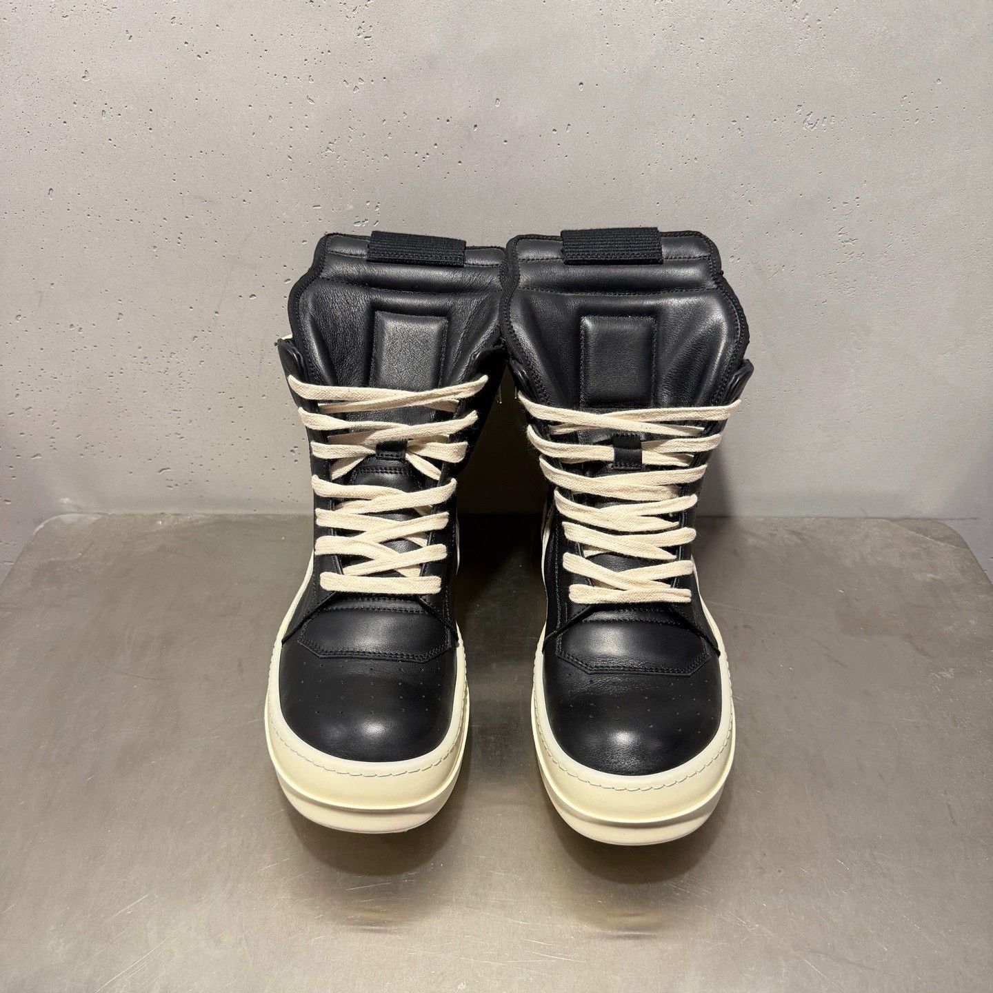 Rick Owens Rickowens RO main line black and white inverted triangle Size US 7 / IT 37 - 1 Thumbnail