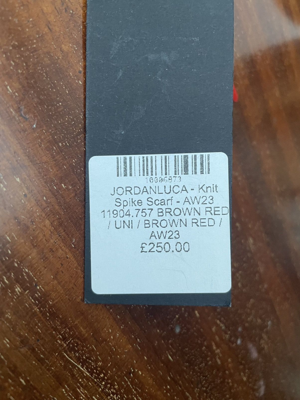 JordanLuca JordanLuca Knit Spike Scarf - AW23 RRP£250 Size ONE SIZE - 2 Thumbnail
