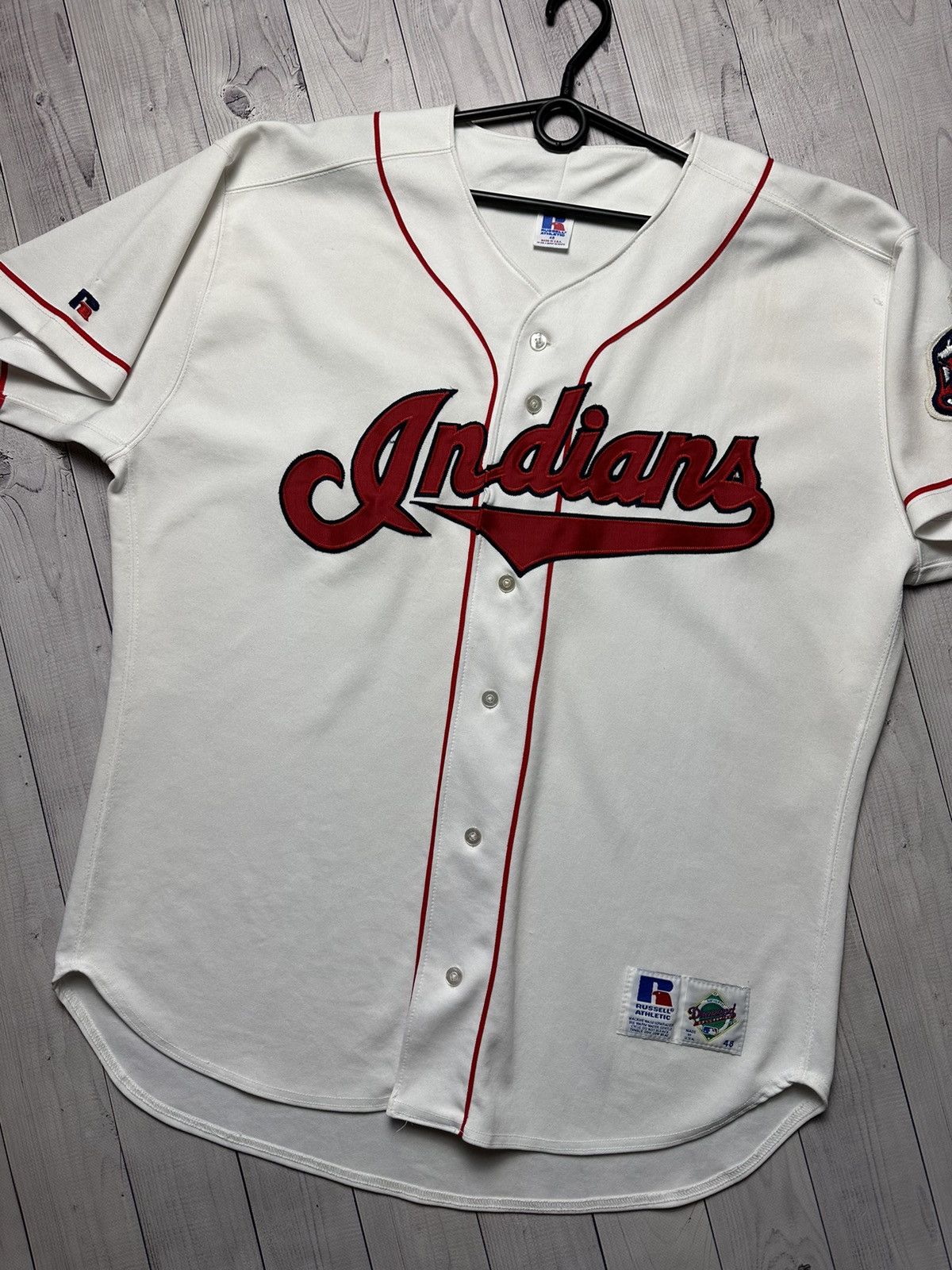 Russell Athletic Vintage Indians jersey size M Baseball Russell Athletic M Size US M / EU 48-50 / 2 - 3 Thumbnail