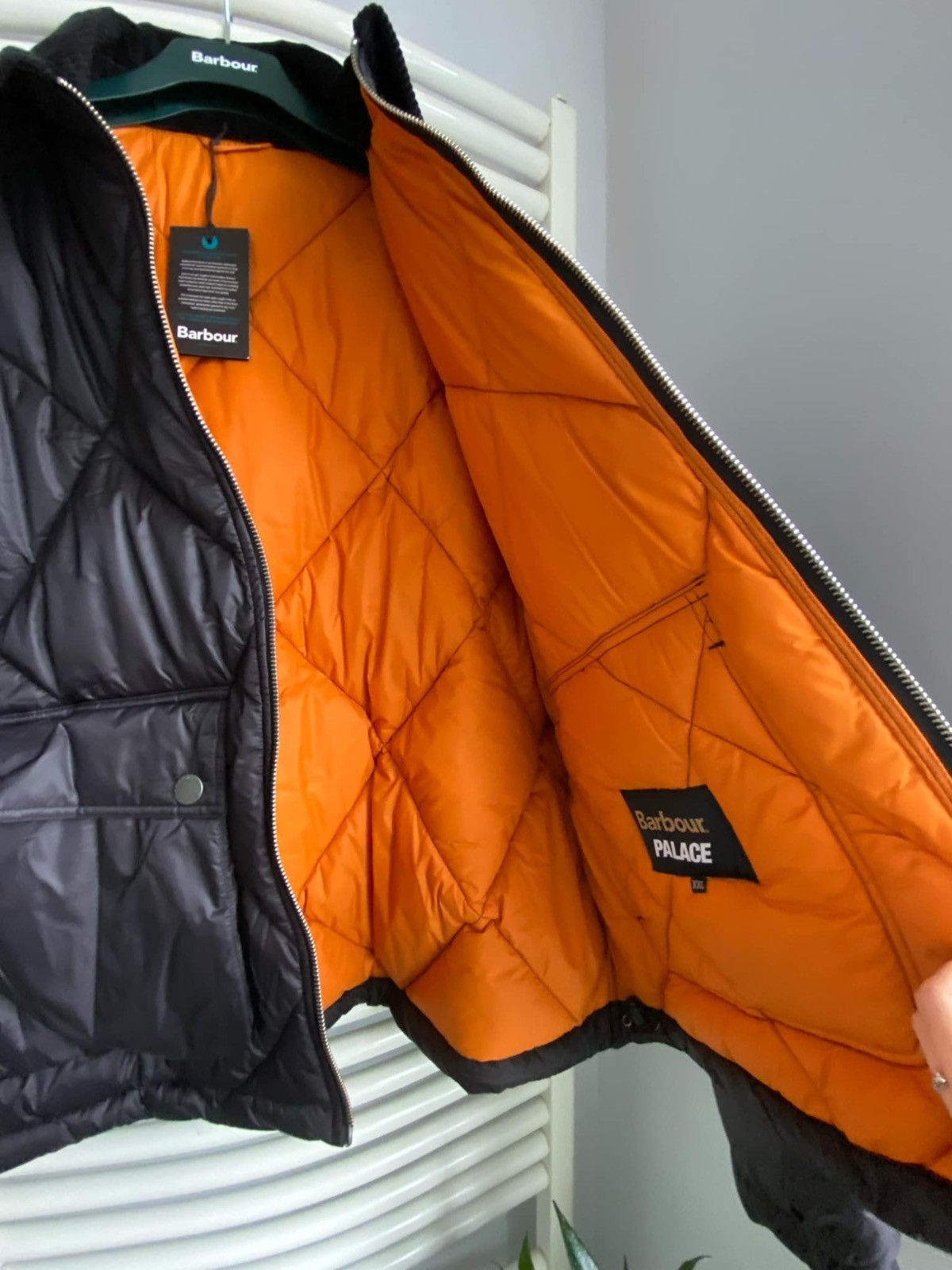 Barbour × Palace Barbour x Palace Quilted Jacket – Black Size US XXL / EU 58 / 5 - 9 Thumbnail