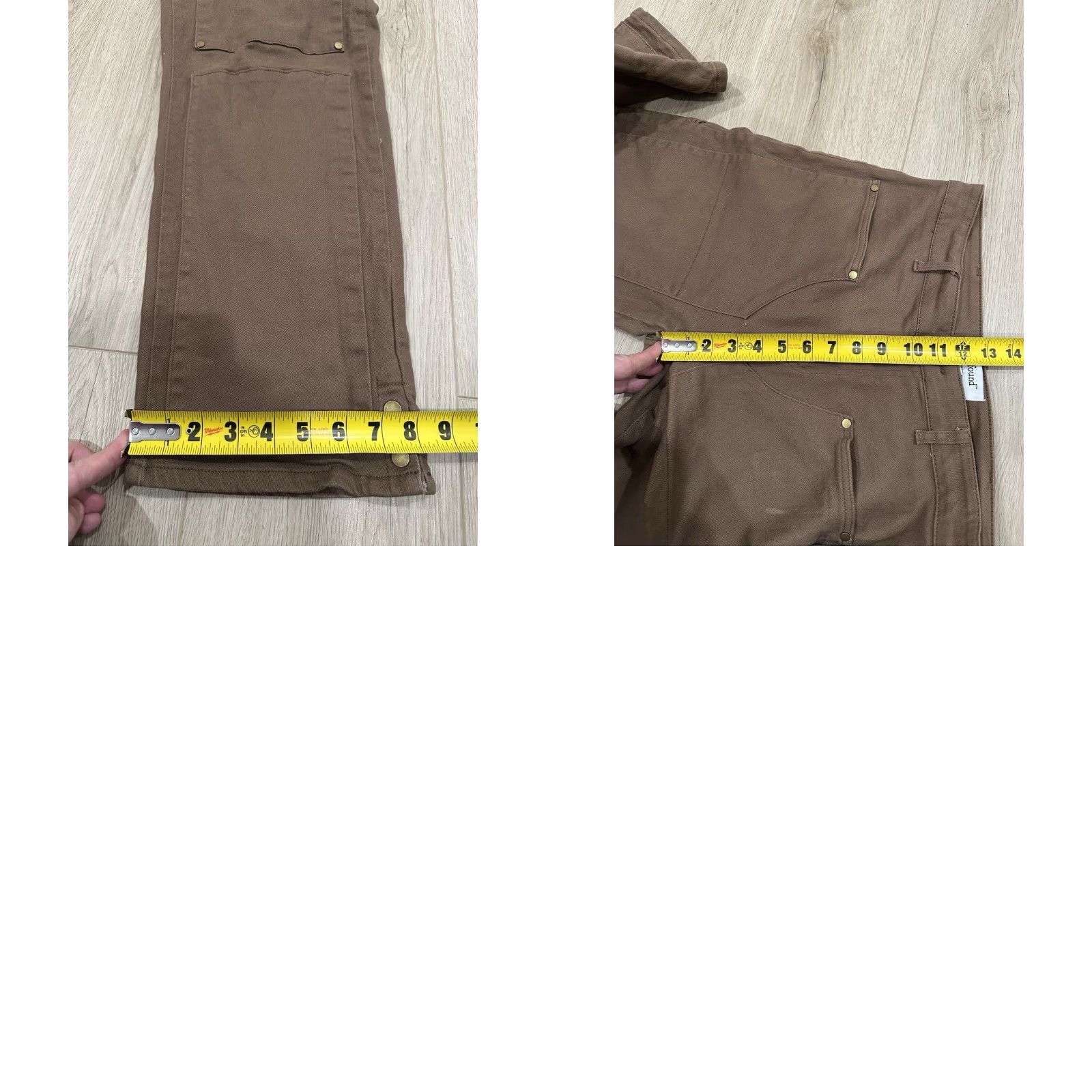 Doublet Profound Pants Mens Casual Brown 30 Regular 27 Inseam Double Knee Vintage No Size US 30 / EU 46 - 9 Thumbnail