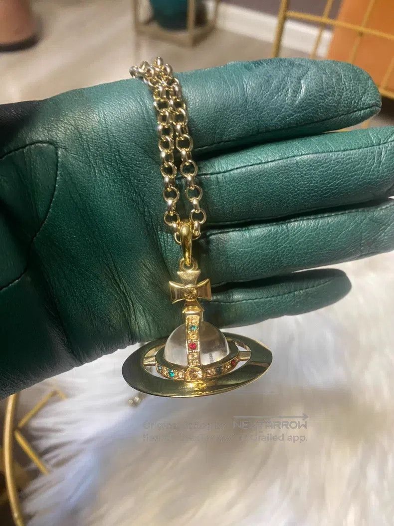 Vivienne Westwood Vivienne Westwood Large gold orb necklace Size ONE SIZE - 1 Thumbnail