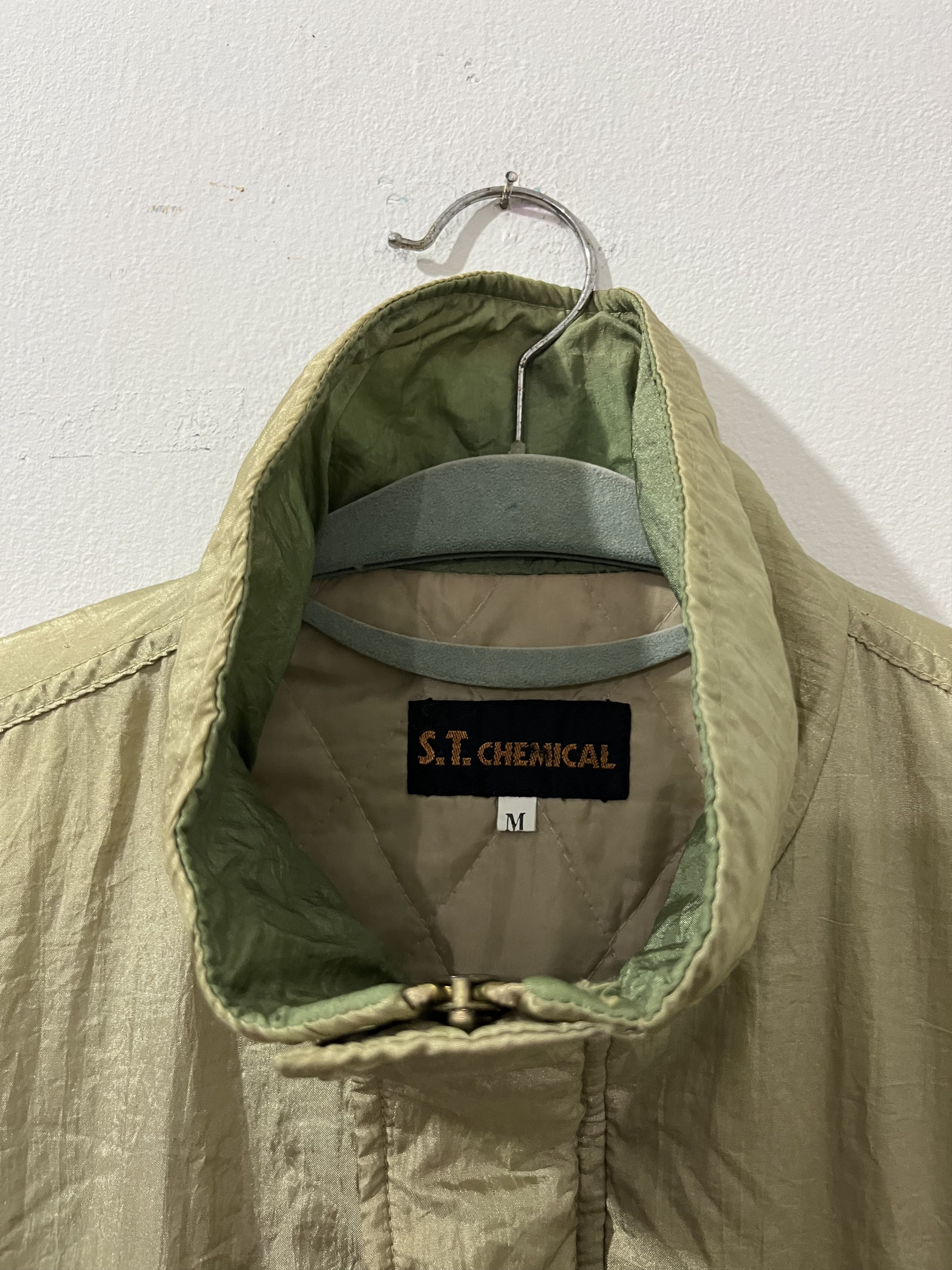 Japanese Brand 💥Vtg ST Chemical 90s CRAZY AVANTGARDE Workwear Jacket Size US L / EU 52-54 / 3 - 6 Thumbnail