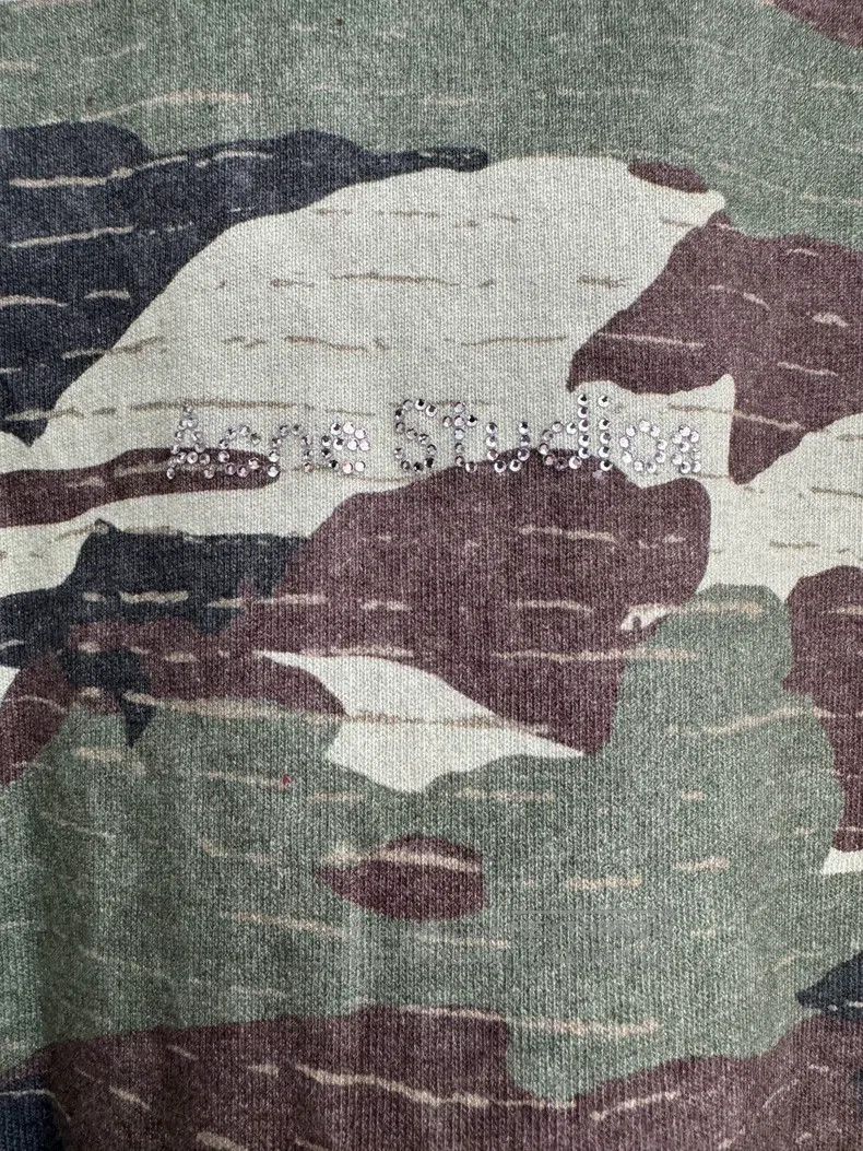 Acne Studios Acne Studios Camouflage Rhinestone Short Sleeve Tee Size US XL / EU 56 / 4 - 2 Thumbnail