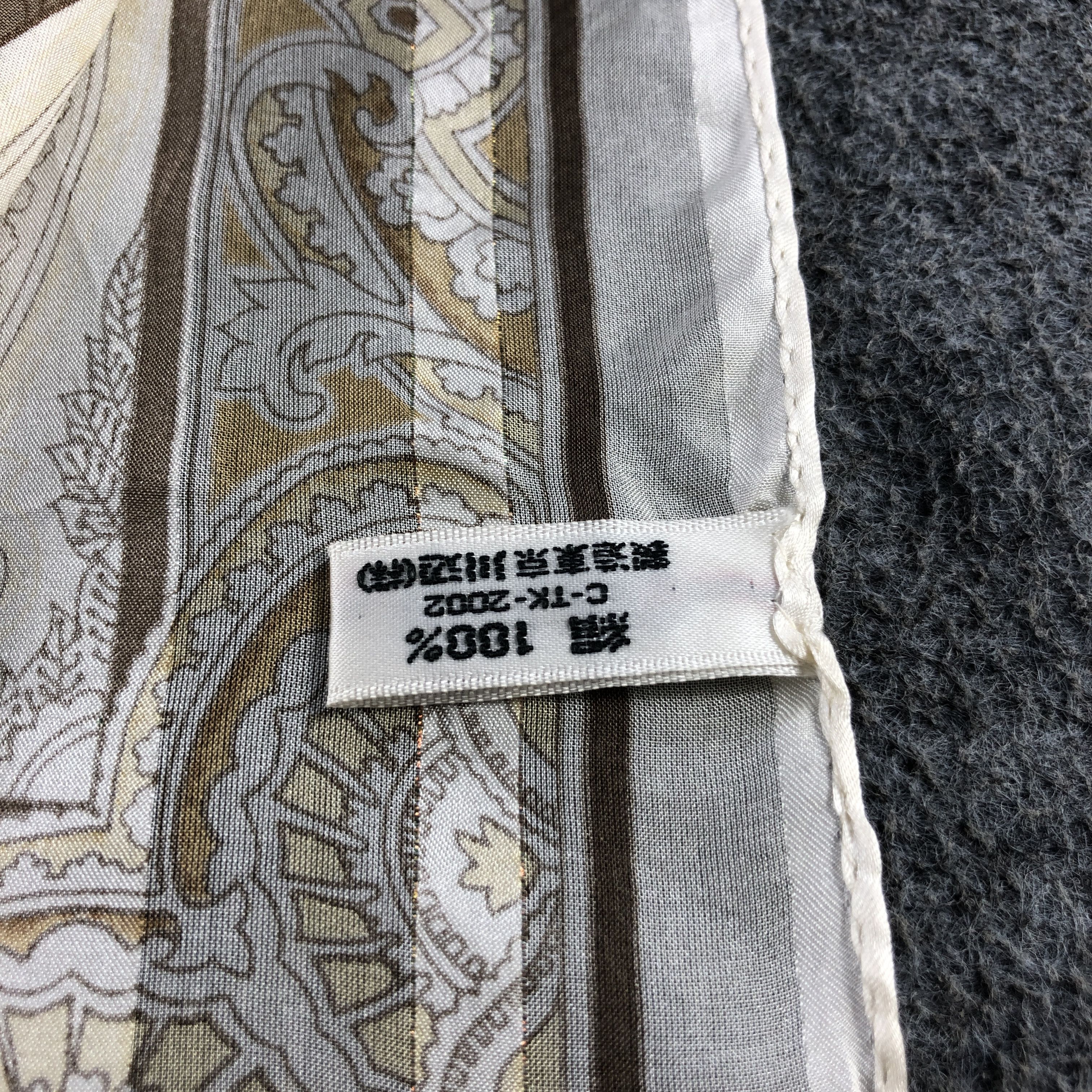 Diane von Furstenberg Diane von Furstenberg Paisley Silk Stole Silk Scarf M1395 Size ONE SIZE - 5 Thumbnail