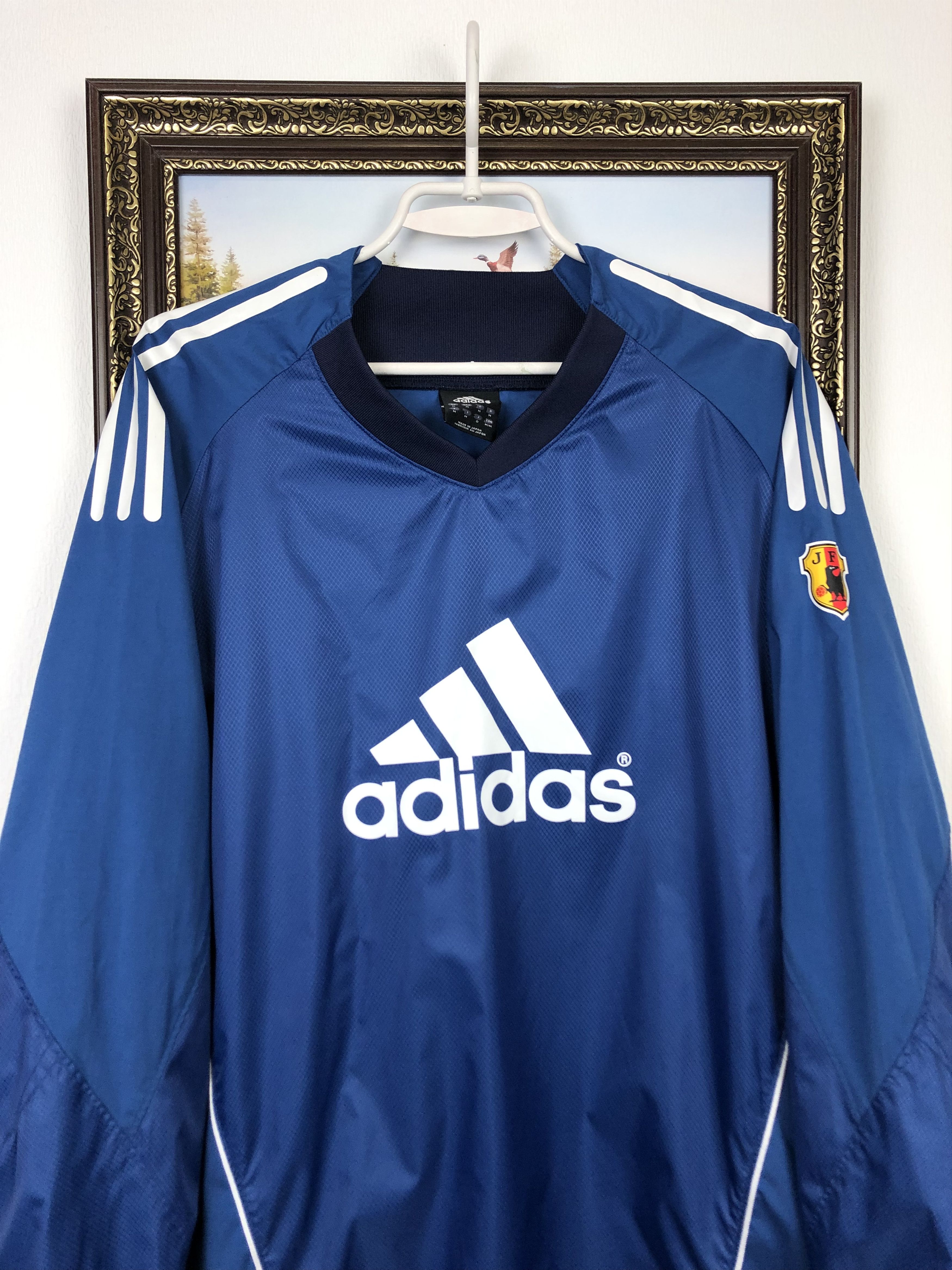 Adidas Vintage Adidas Japan Football Jacket Soccer National Team Size US M / EU 48-50 / 2 - 2 Thumbnail