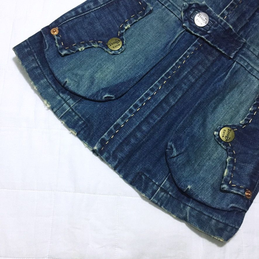 Japanese Brand Touch Jeansmith Rugged Denim Trucker Jacket Size XS / US 0-2 / IT 36-38 - 5 Thumbnail
