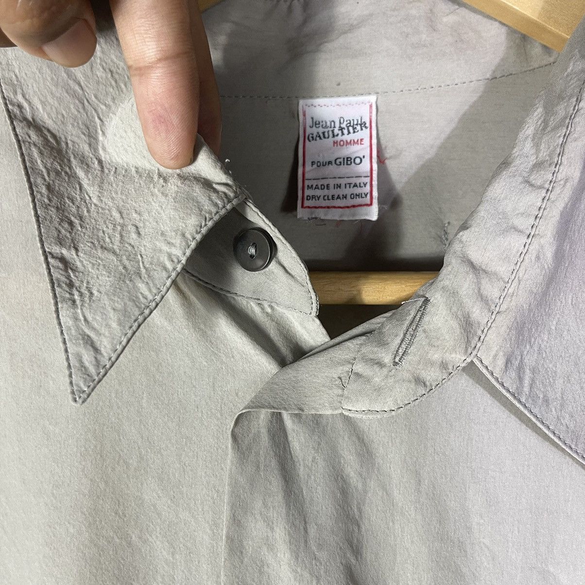 Jean Paul Gaultier × Vintage Vintage Jean Paul Gaultier Silk Button Down Shirt Size US L / EU 52-54 / 3 - 8 Thumbnail