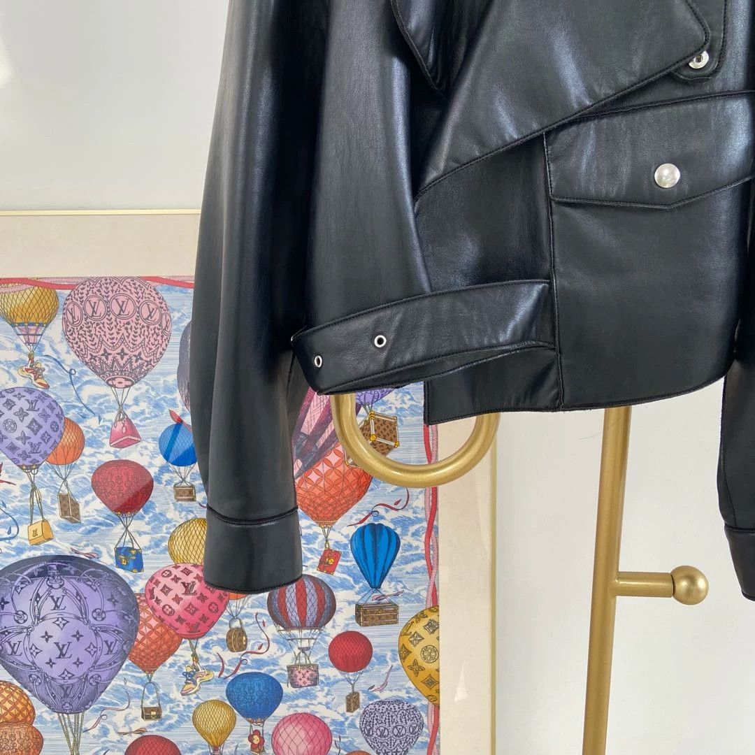 Other Mo&Co Black Leather Jacket Size S Size US S / EU 44-46 / 1 - 5 Thumbnail