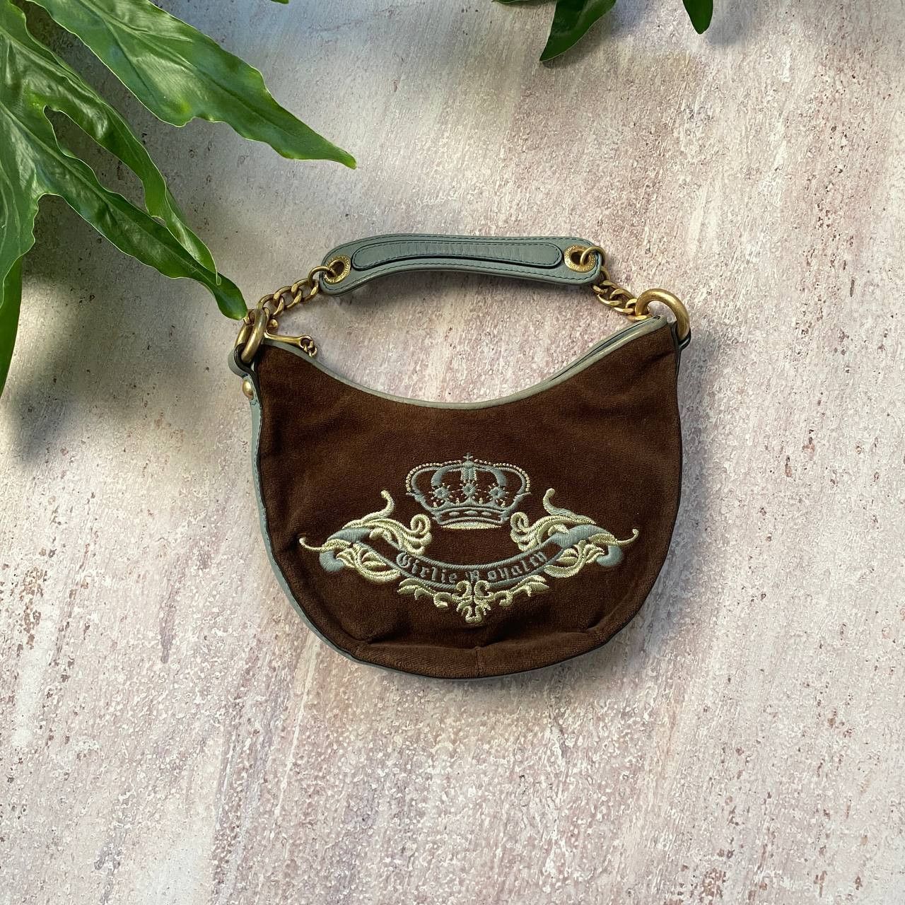 Juicy Couture VINTAGE Y2K JUICY COUTURE RARE AMAZING VELOUR MINI BAG Size ONE SIZE - 1 Thumbnail