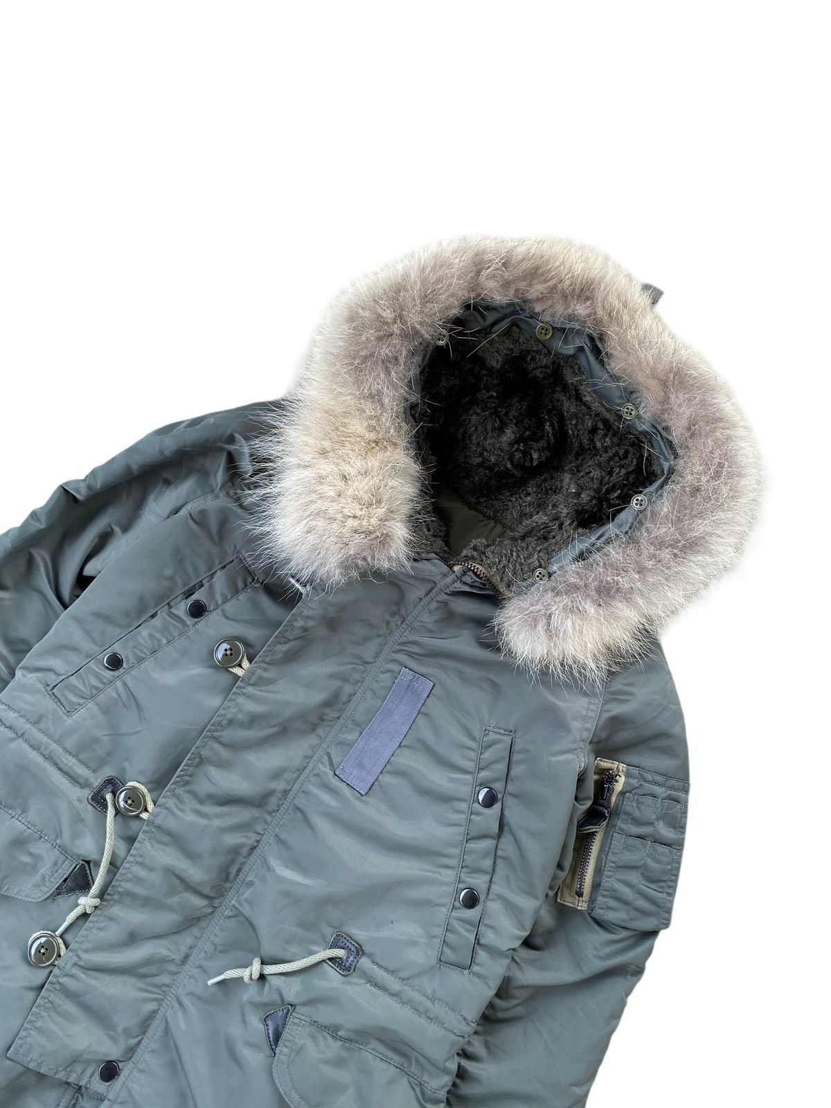 Alpha Industries Vintage n3b fur jacket if six was nine Size US L / EU 52-54 / 3 - 3 Thumbnail