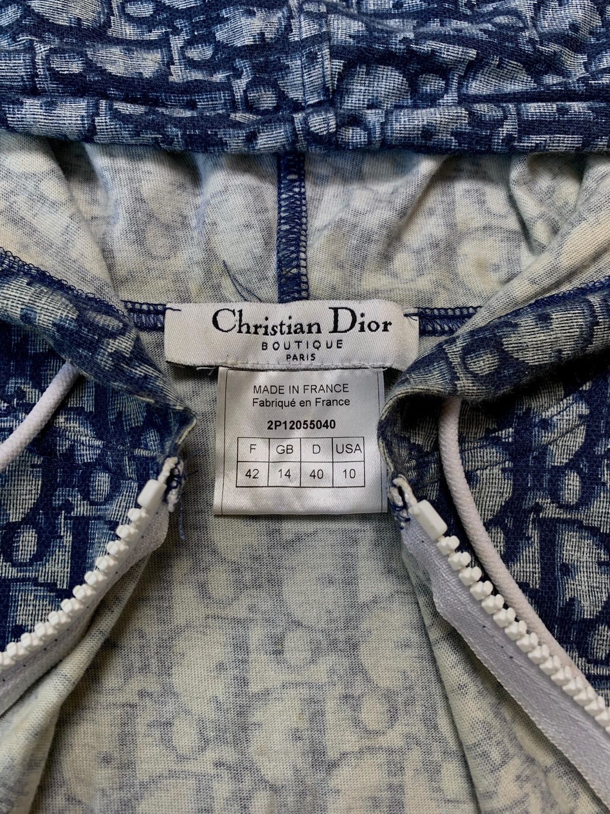 Dior FREE TAX! Monogram Hooded Vest by John Galliano Size M / US 6-8 / IT 42-44 - 10 Thumbnail