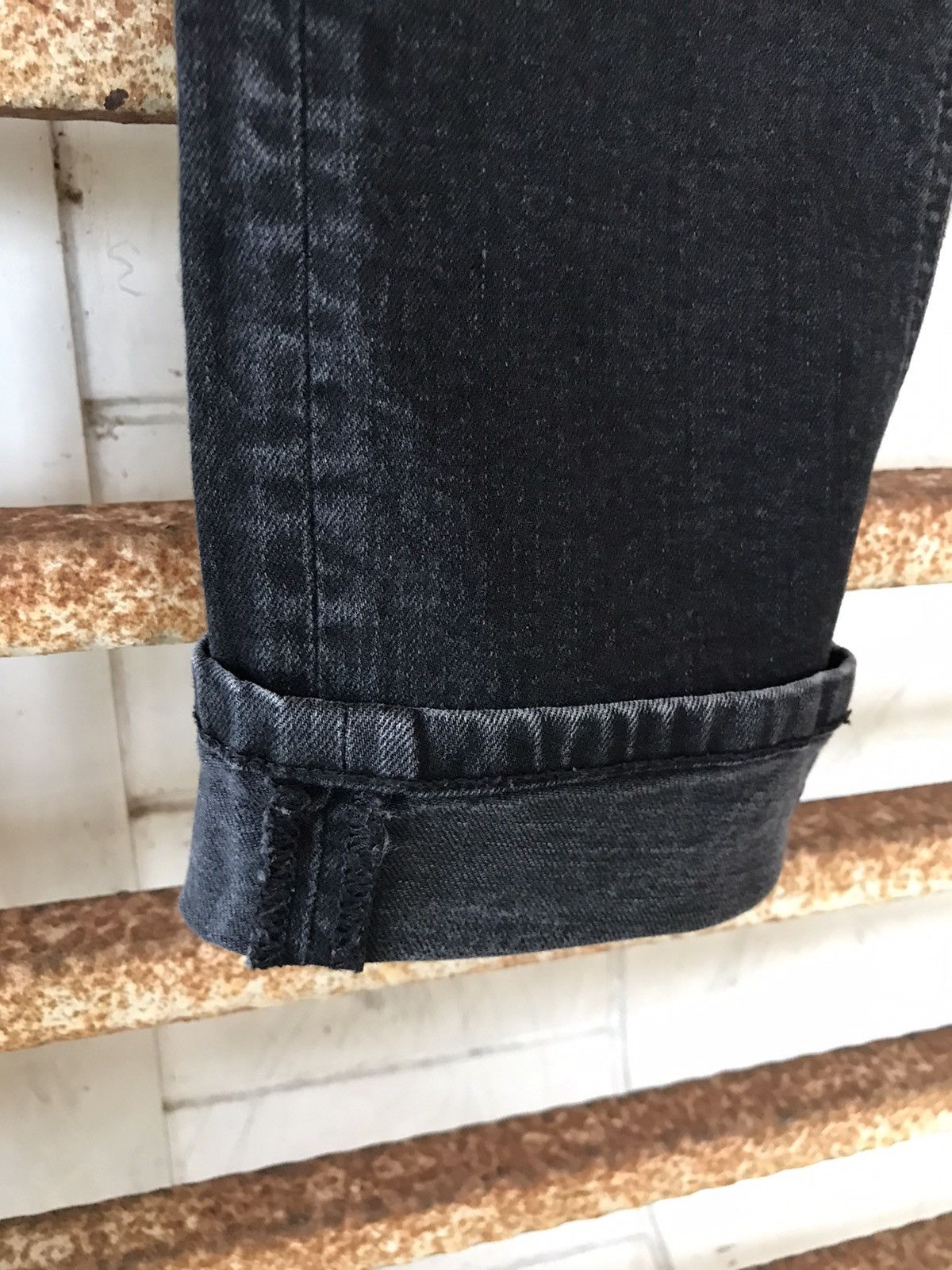 Japanese Brand × Jean PLAC Straight slim fit Super Black jeans Size US 29 - 3 Thumbnail