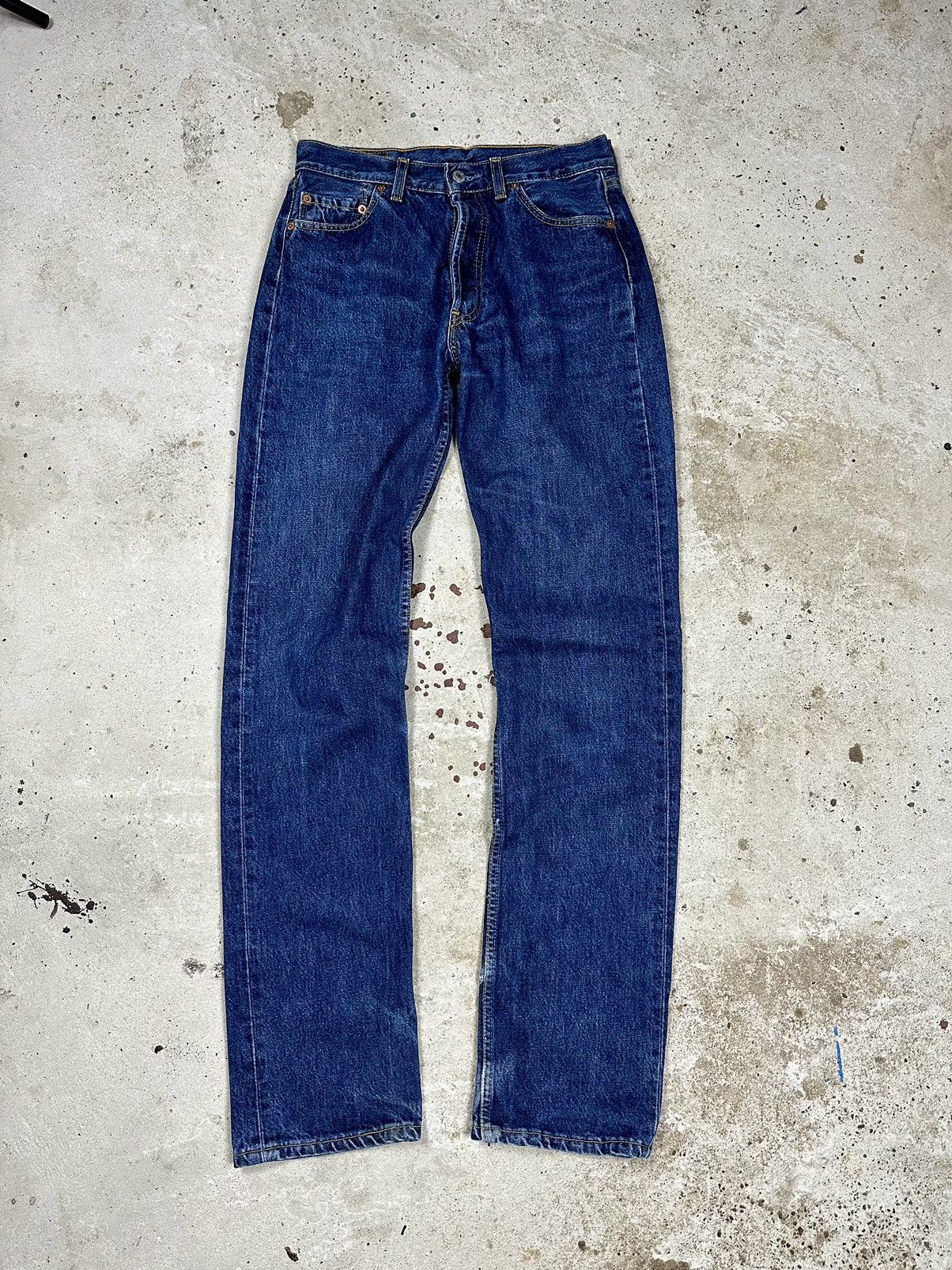 Levi's × Vintage Vintage 1998 Levi’s 501 Blue Denim Pants Jeans 90s Size US 29 - 2 Thumbnail