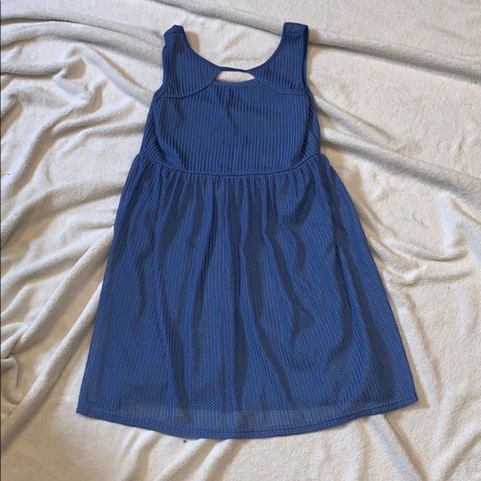 River Island Chelsea Girl by River Island Blue Mini Sundress | Sz US8 Size M / US 6-8 / IT 42-44 - 2 Thumbnail
