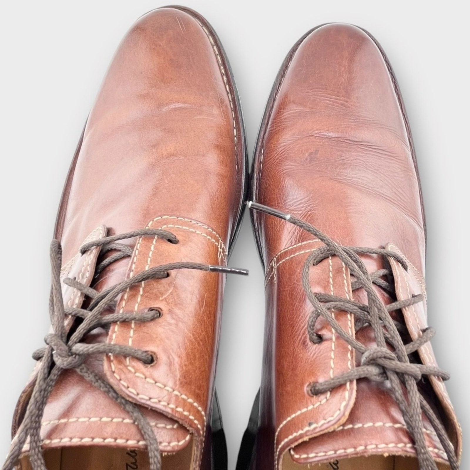 Cole Haan COLE HAAN men’s brown leather tie Oxford shoes size 13 Size US 13 / EU 46 - 12 Thumbnail