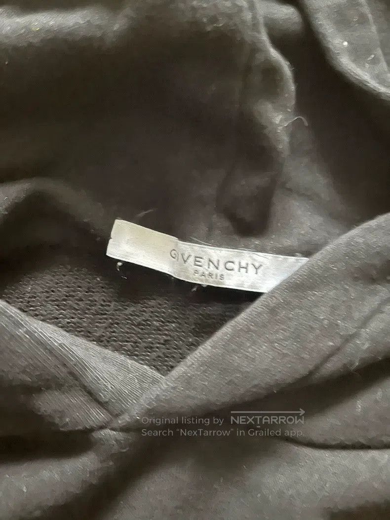 Givenchy Givenchy Black and White Deer Logo Hooded Sweatshirt Size US M / EU 48-50 / 2 - 2 Thumbnail