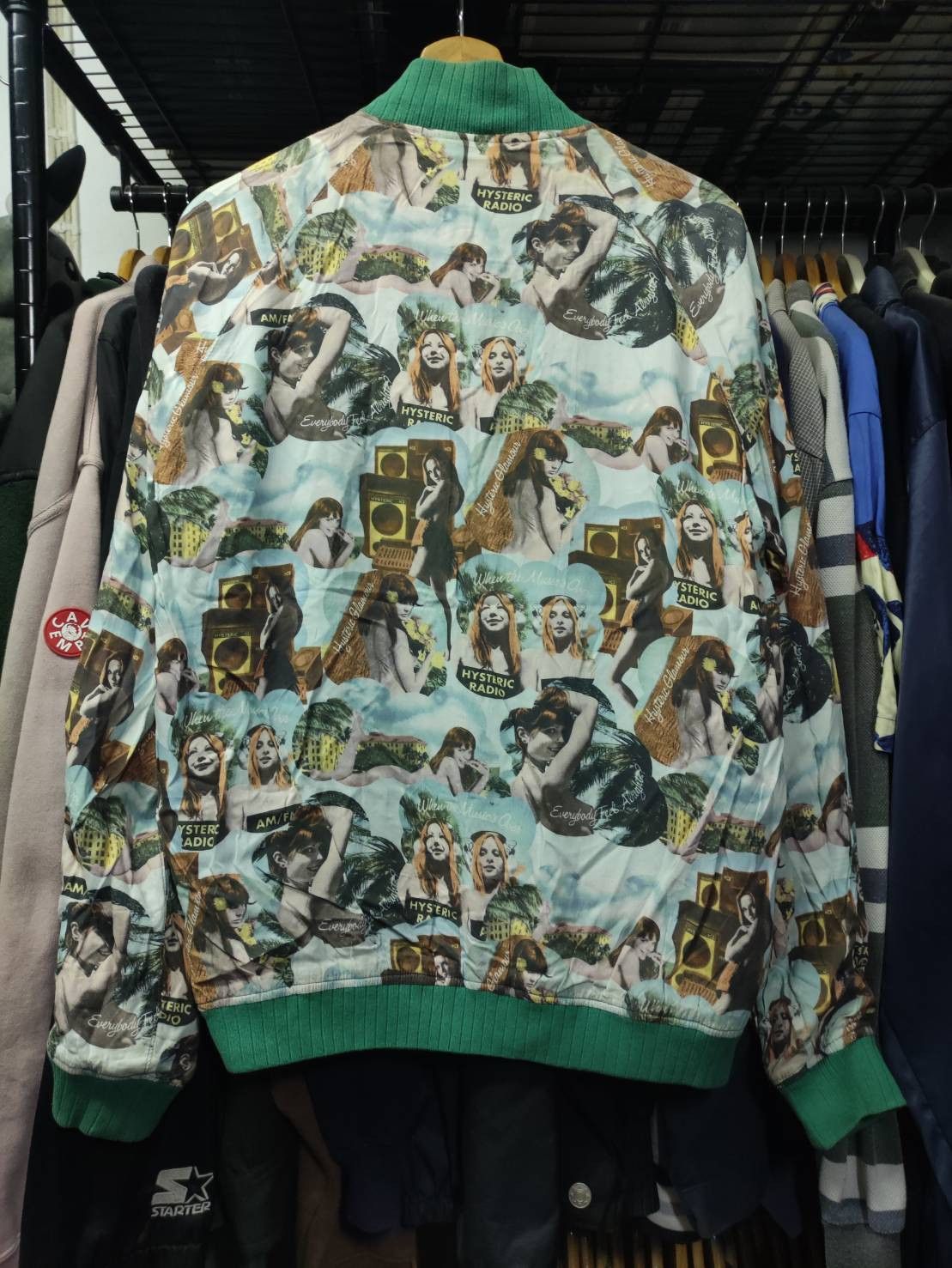 Hysteric Glamour Vtg Hysteric Glamour TOUR 84 Embroidered Reversible Sukajan Size US M / EU 48-50 / 2 - 11 Thumbnail
