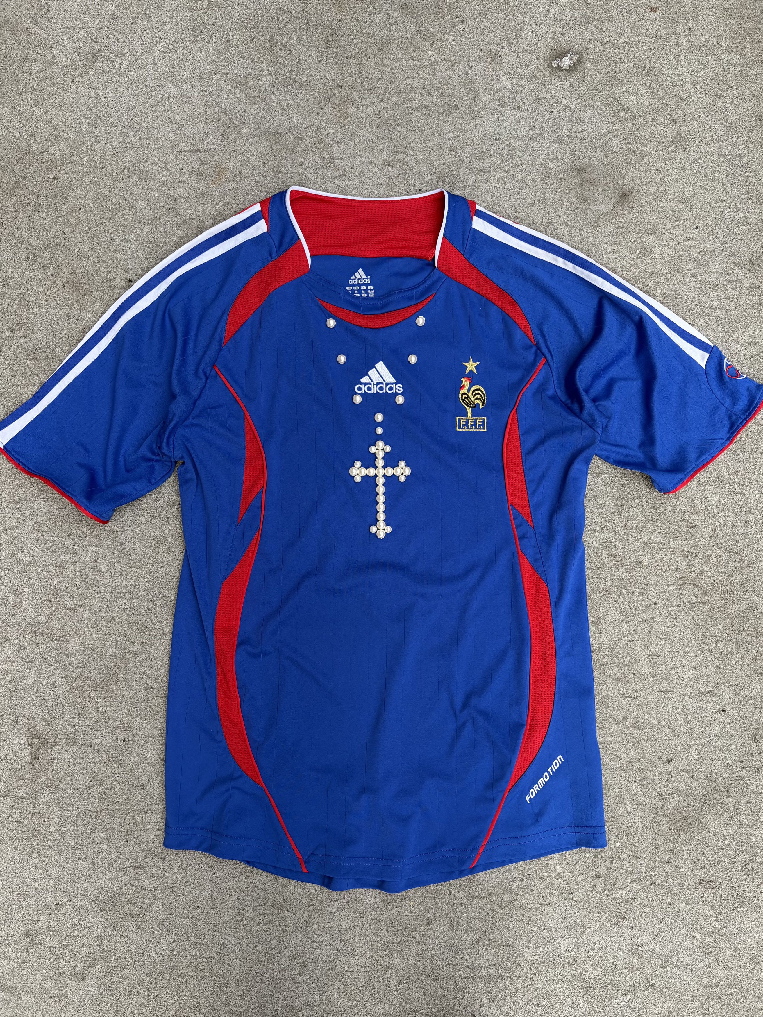 Adidas France Football Top Size US M / EU 48-50 / 2 - 1 Thumbnail