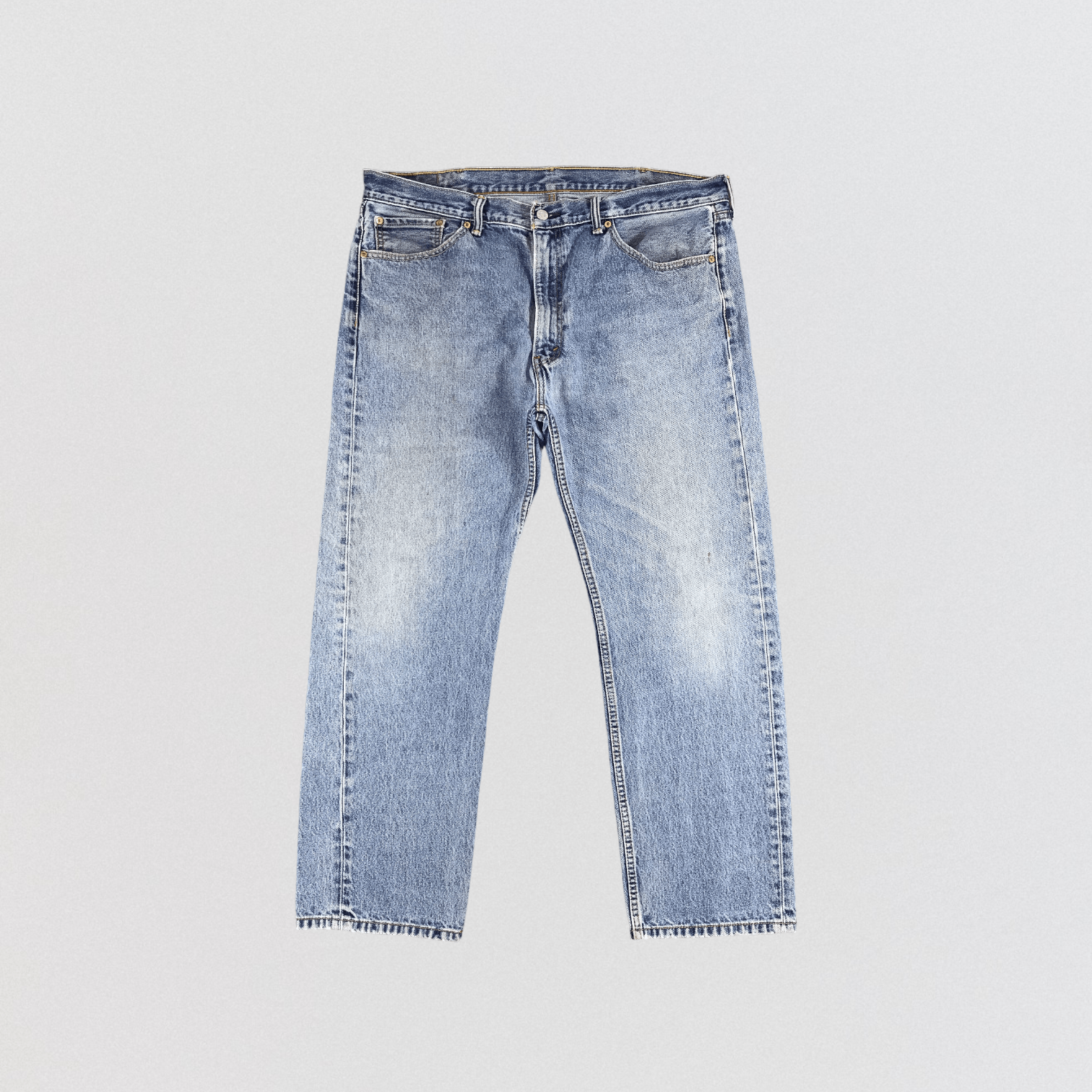 image of Blue Wash Levis 505 Jeans-Jm1242, Men's (Size 41)