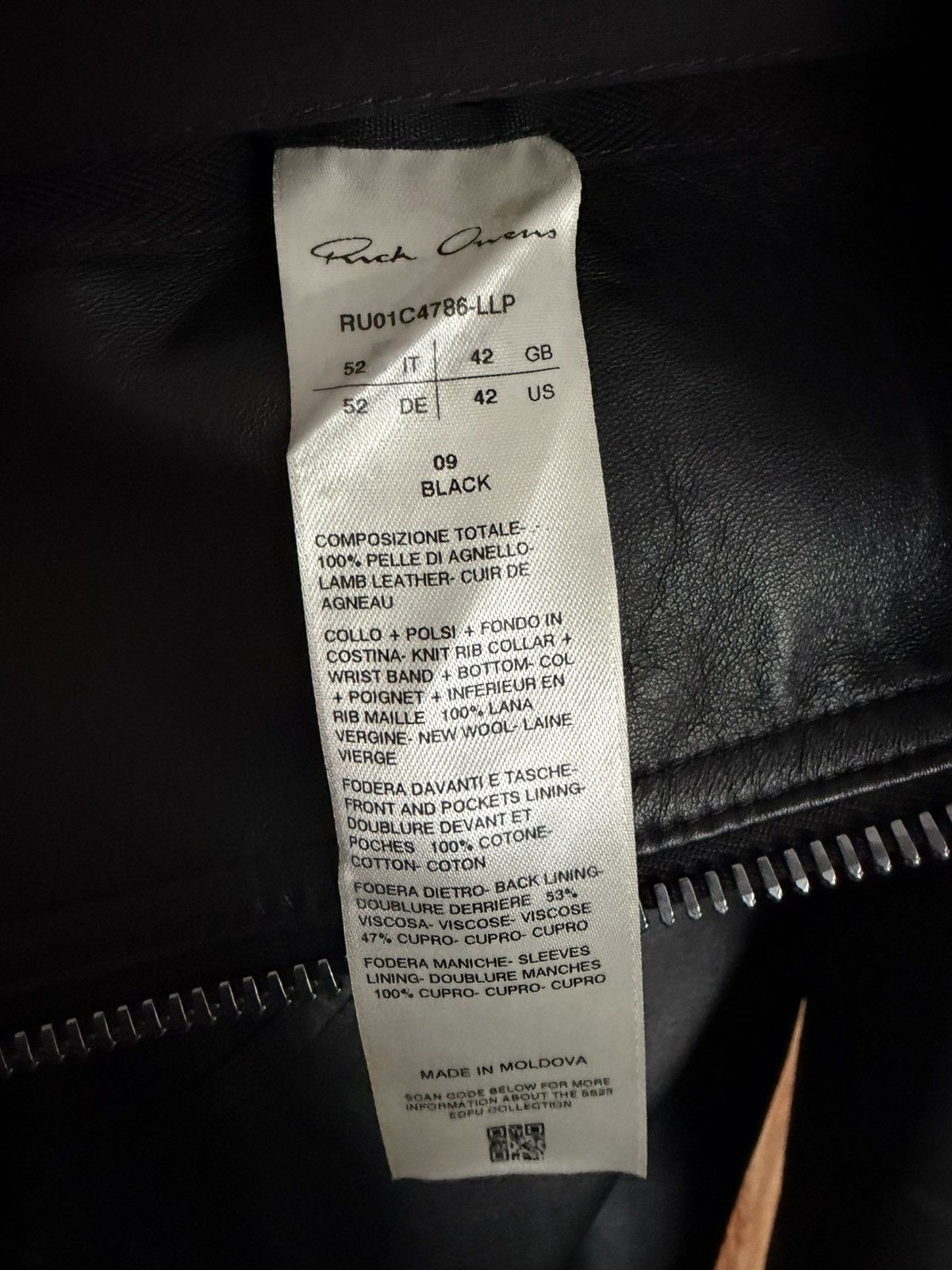 Rick Owens Rick Owen’s Leather Flight Bomber Size US L / EU 52-54 / 3 - 4 Thumbnail