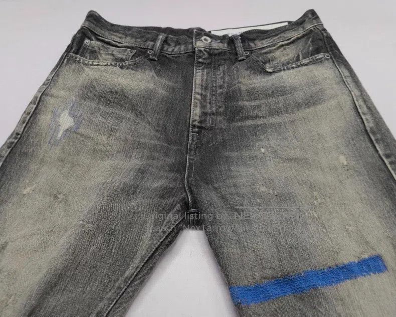 Neighborhood Neighborhood size M Fashionable Versatile Washed Denim Lon Size US 27 - 6 Thumbnail