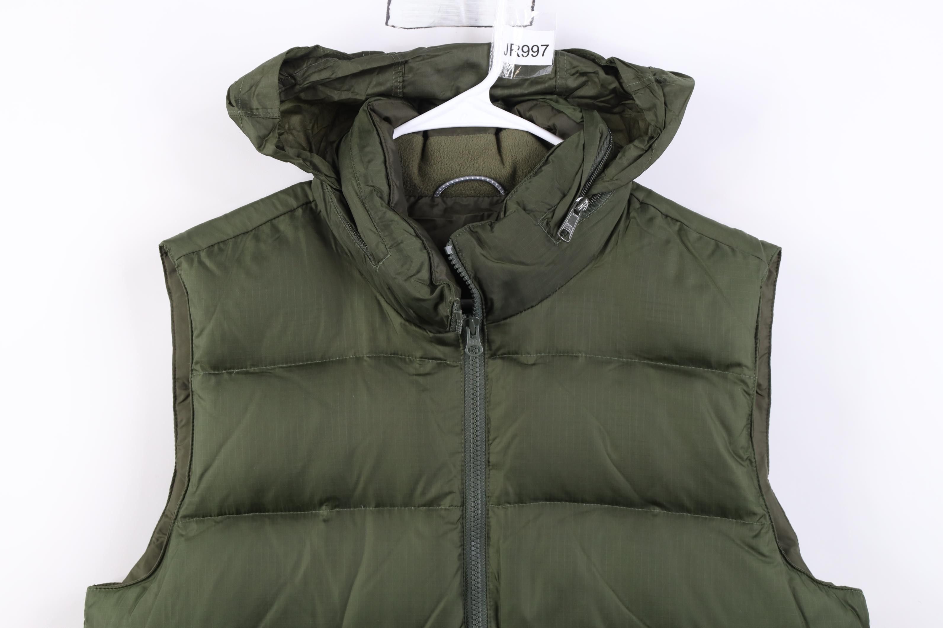 Gap Vintage Y2K Gap Insulated Hooded Puffer Vest Jacket Green Size US S / EU 44-46 / 1 - 2 Thumbnail