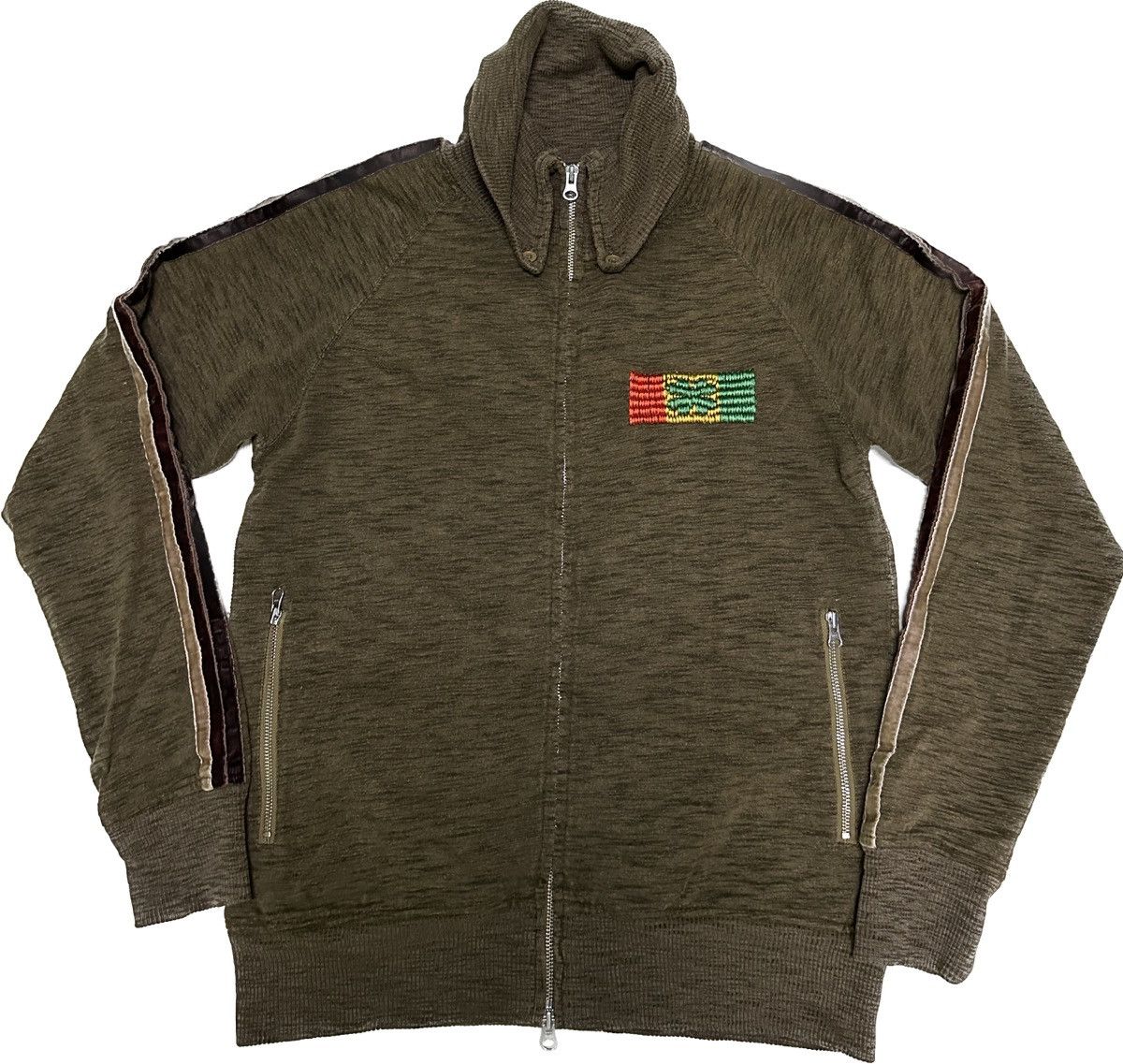 If Six Was Nine × Japanese Brand Vintage Heritage Stone Somewhere In Texas Zipper Jacket Size US S / EU 44-46 / 1 - 1 Thumbnail