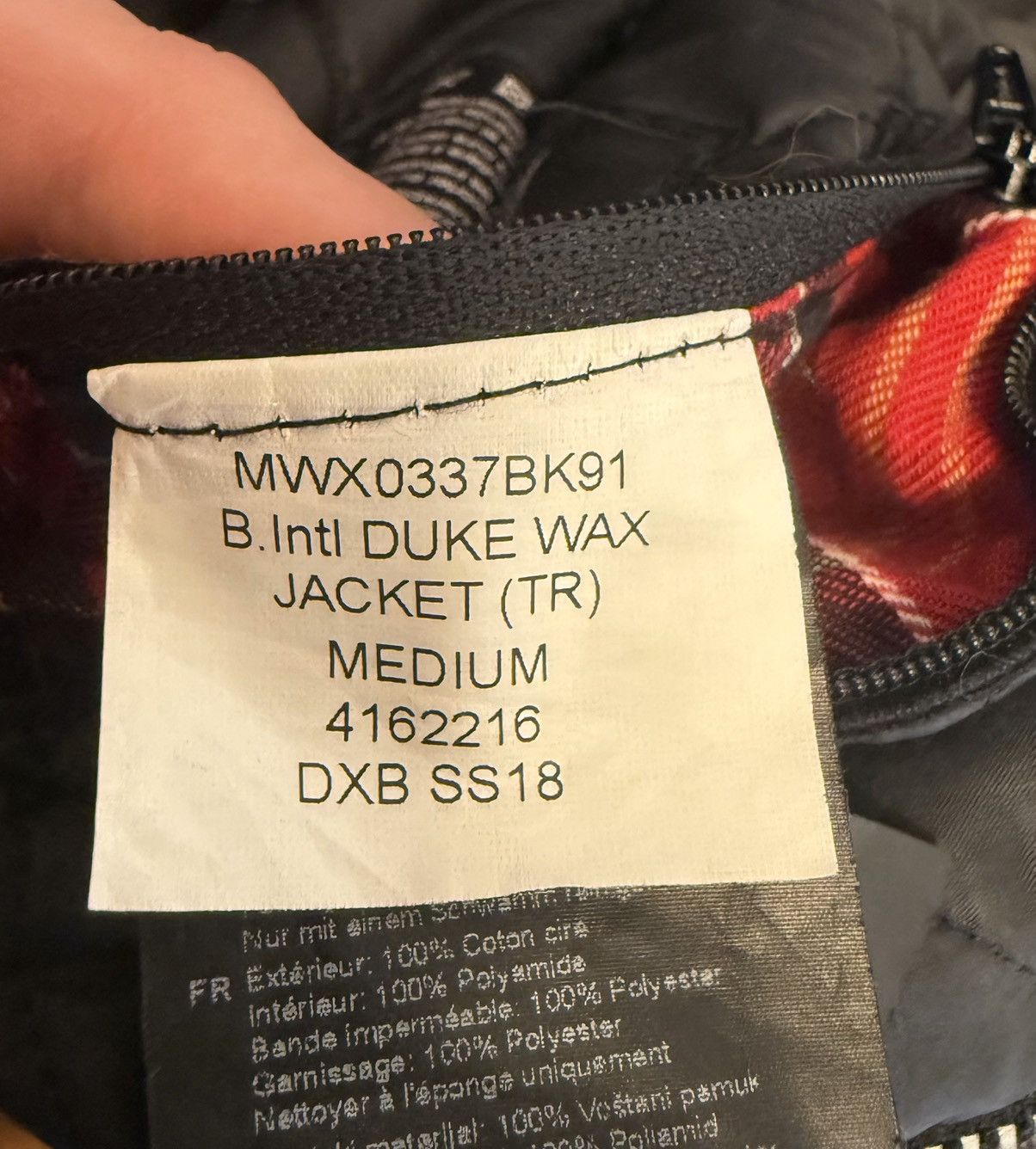 Barbour Barbour International Duke Wax Jacket Black Medium Size US M / EU 48-50 / 2 - 9 Thumbnail