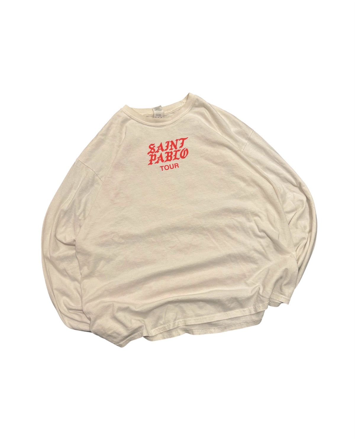 Kanye West 2016 Kanye West Saint Pablo Tour L/S Tee Size US XL / EU 56 / 4 - 2 Thumbnail