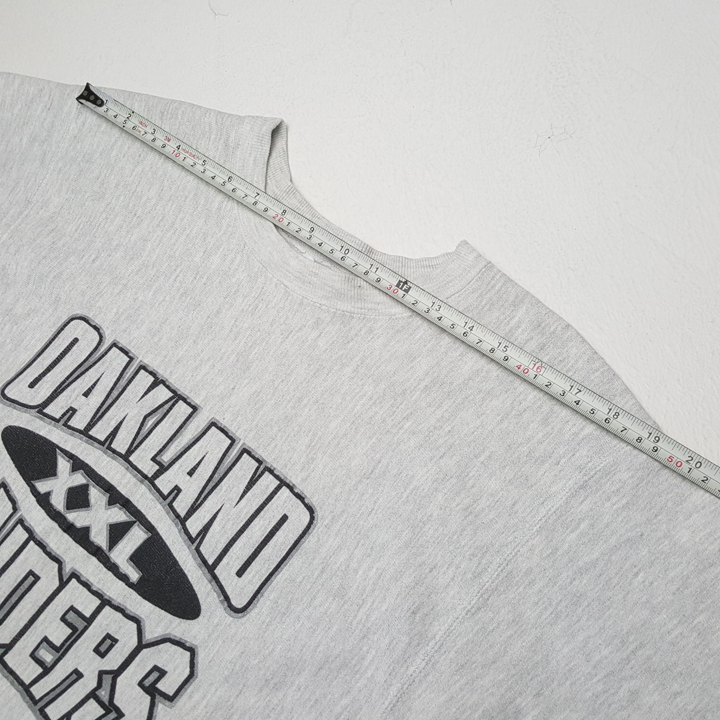 NFL × Vintage Vintage OAKLAND RAIDERS Reverse Weave Champion Sweatshirt Size US L / EU 52-54 / 3 - 4 Thumbnail