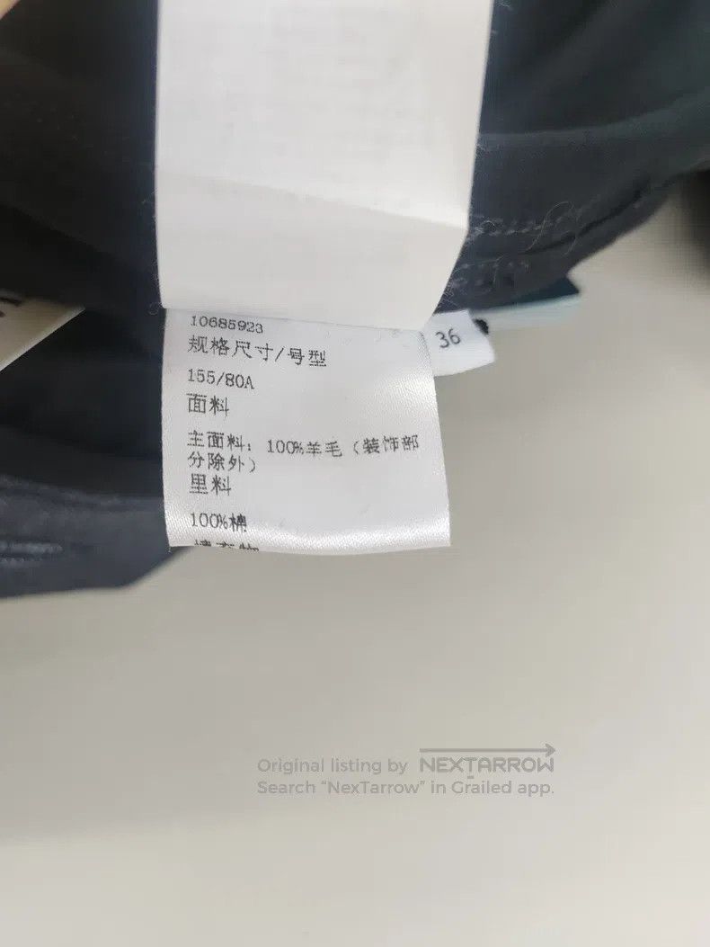 Loewe Loewe Leather Patch Wool Coat Size XS / US 0-2 / IT 36-38 - 5 Thumbnail