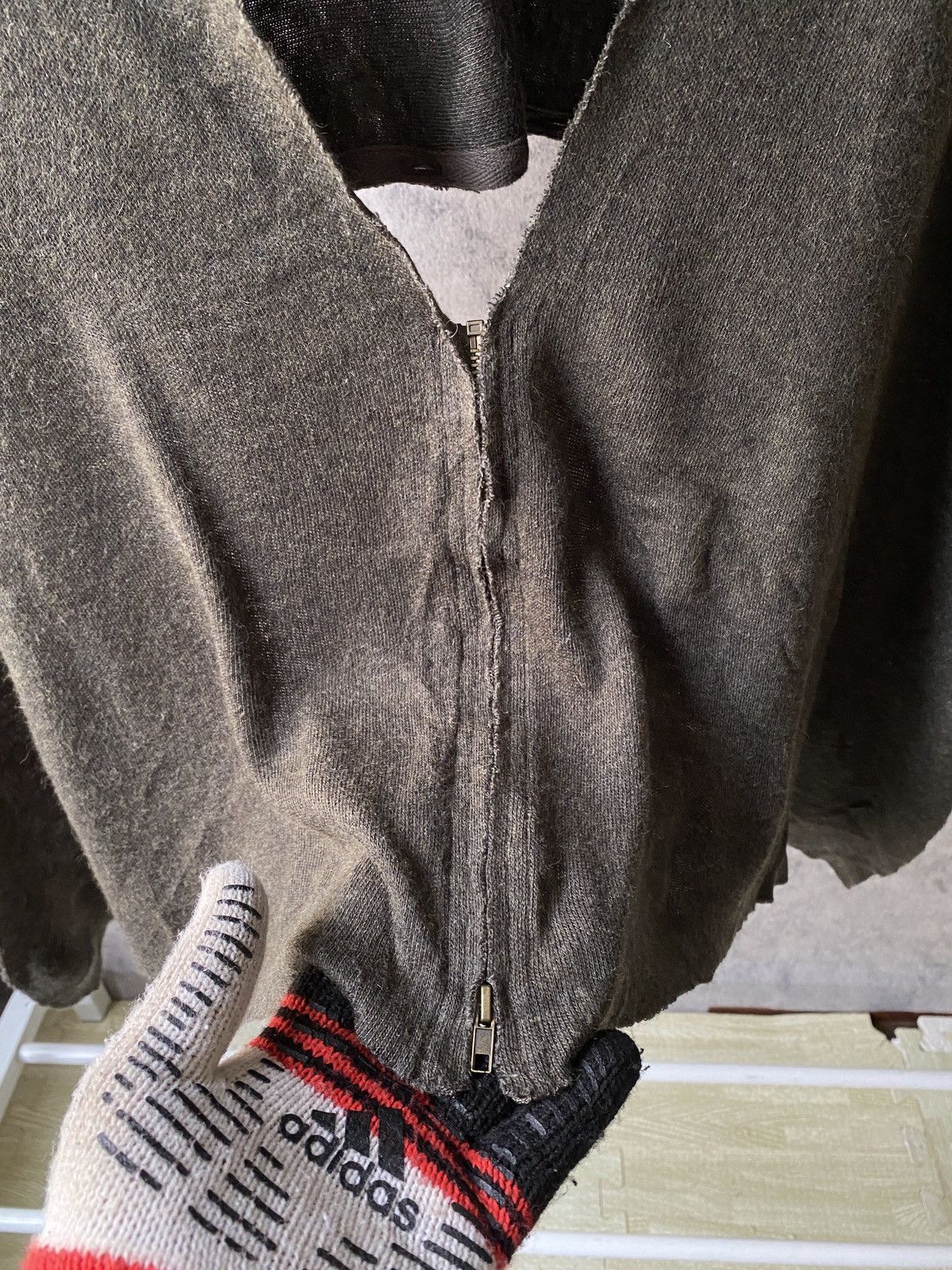 GOA Goa Wool Cardigan Over Size Size US XXL / EU 58 / 5 - 6 Thumbnail