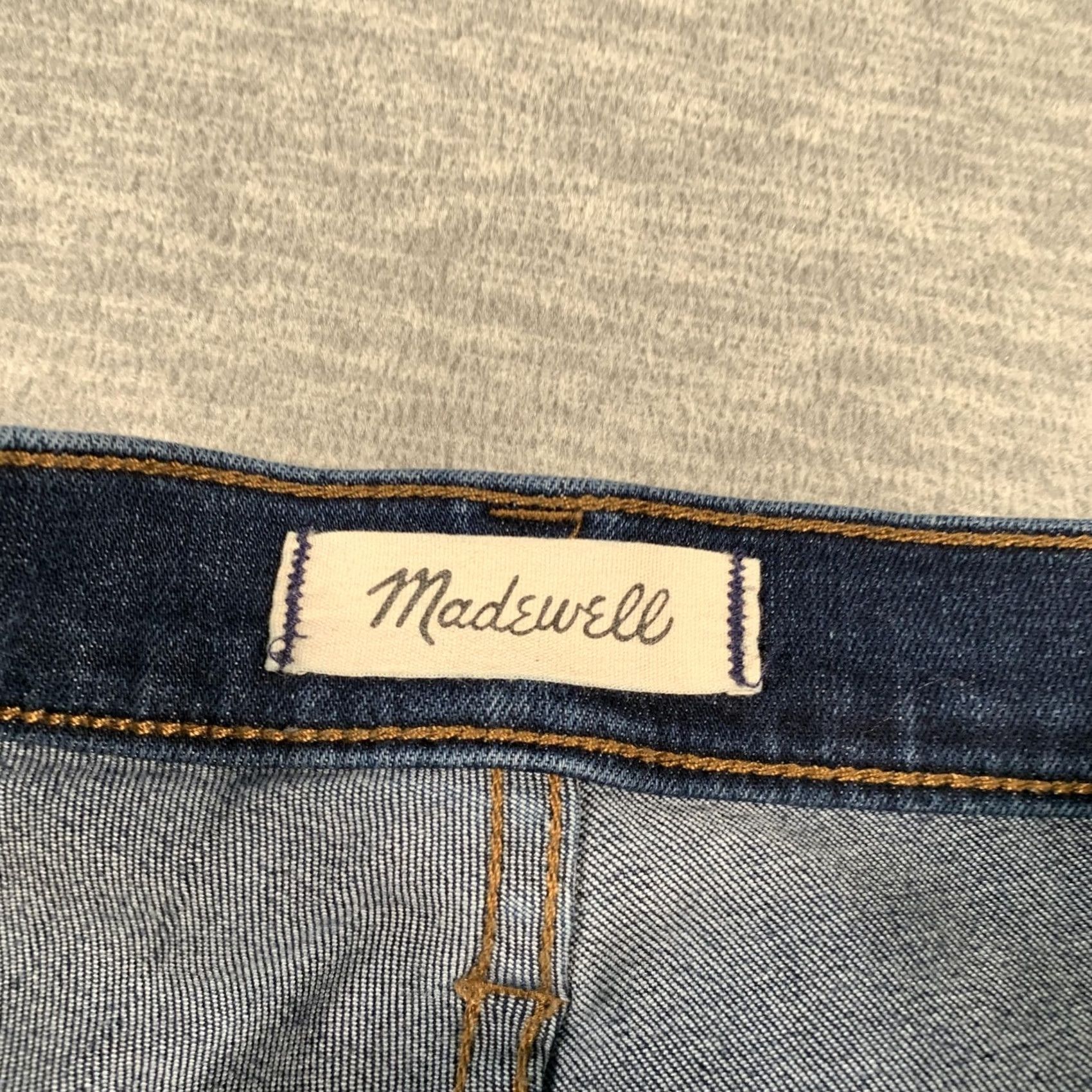 Madewell Madewell Jeans Womens 27 Medium Wash Blue 10-Inch High-Rise Skinny Denim Size 27" / US 4 / IT 40 - 6 Thumbnail