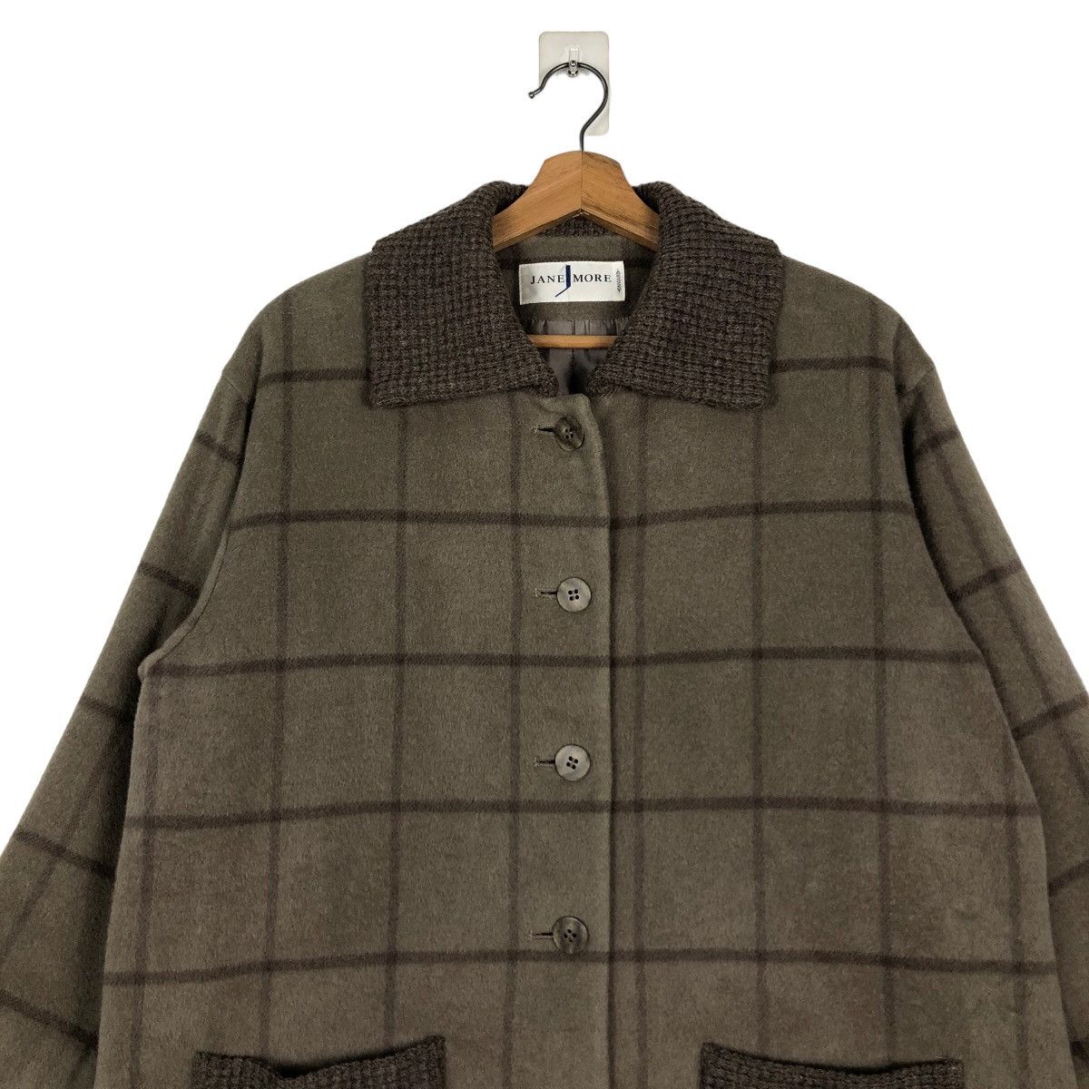 Japanese Brand 🔥Vintage Chore Wool Jacket Jane More Tartan Issey Miyake Size US L / EU 52-54 / 3 - 3 Thumbnail