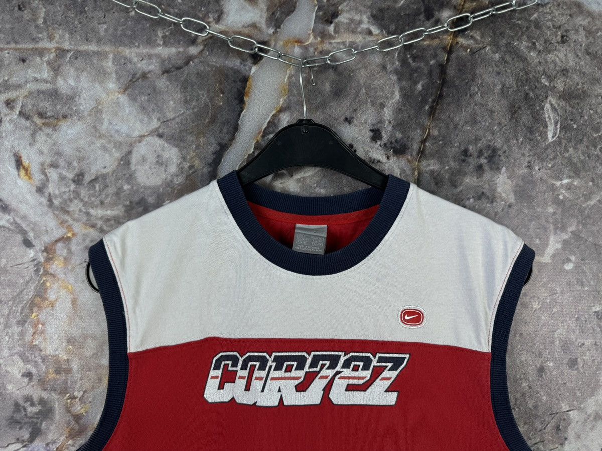 Nike Vintage Nike Cortez Basketball Jersey Tank Top Red White Size US L / EU 52-54 / 3 - 2 Thumbnail