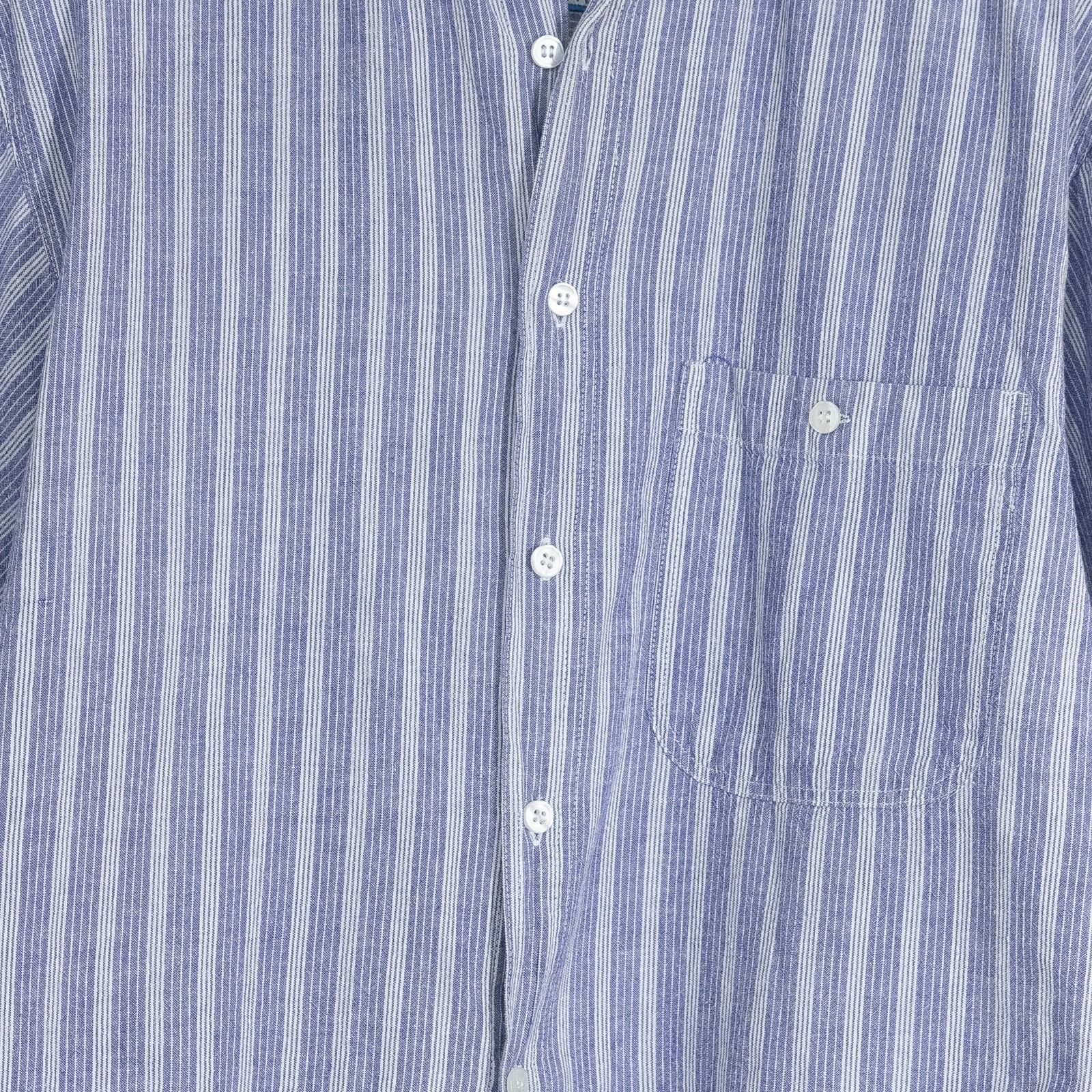 Vintage Vintage 90s Santana Denim Button Up Shirt Mens Small Striped Size US S / EU 44-46 / 1 - 3 Thumbnail