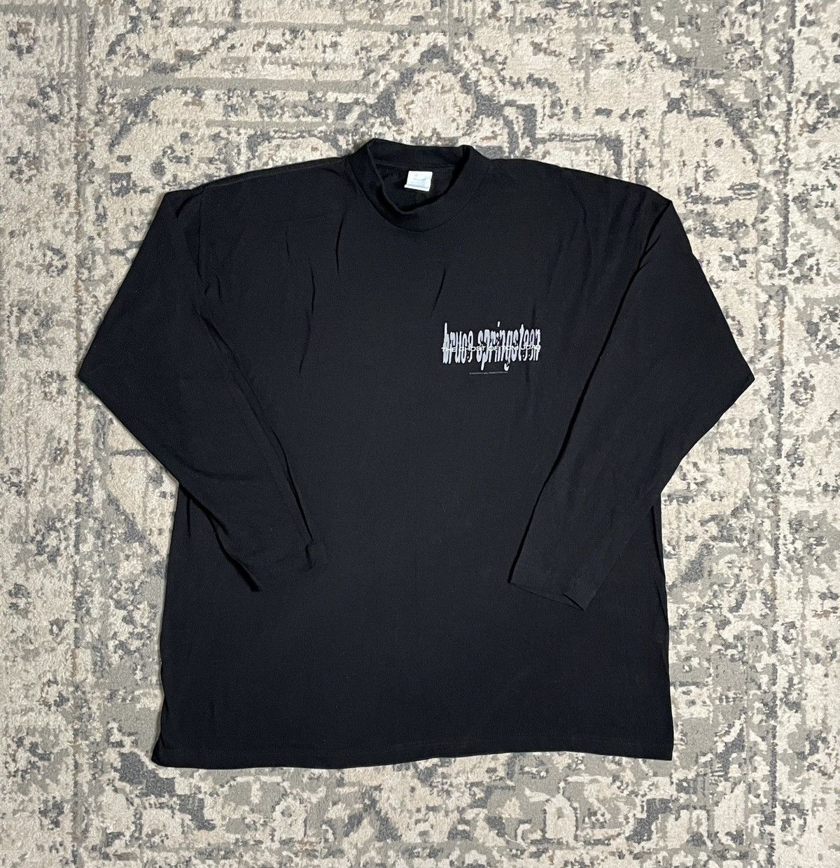 Band Tees Vintage Black Tee Longlsleeve The Ghost Bruce Springsteen Size US XL / EU 56 / 4 - 2 Thumbnail