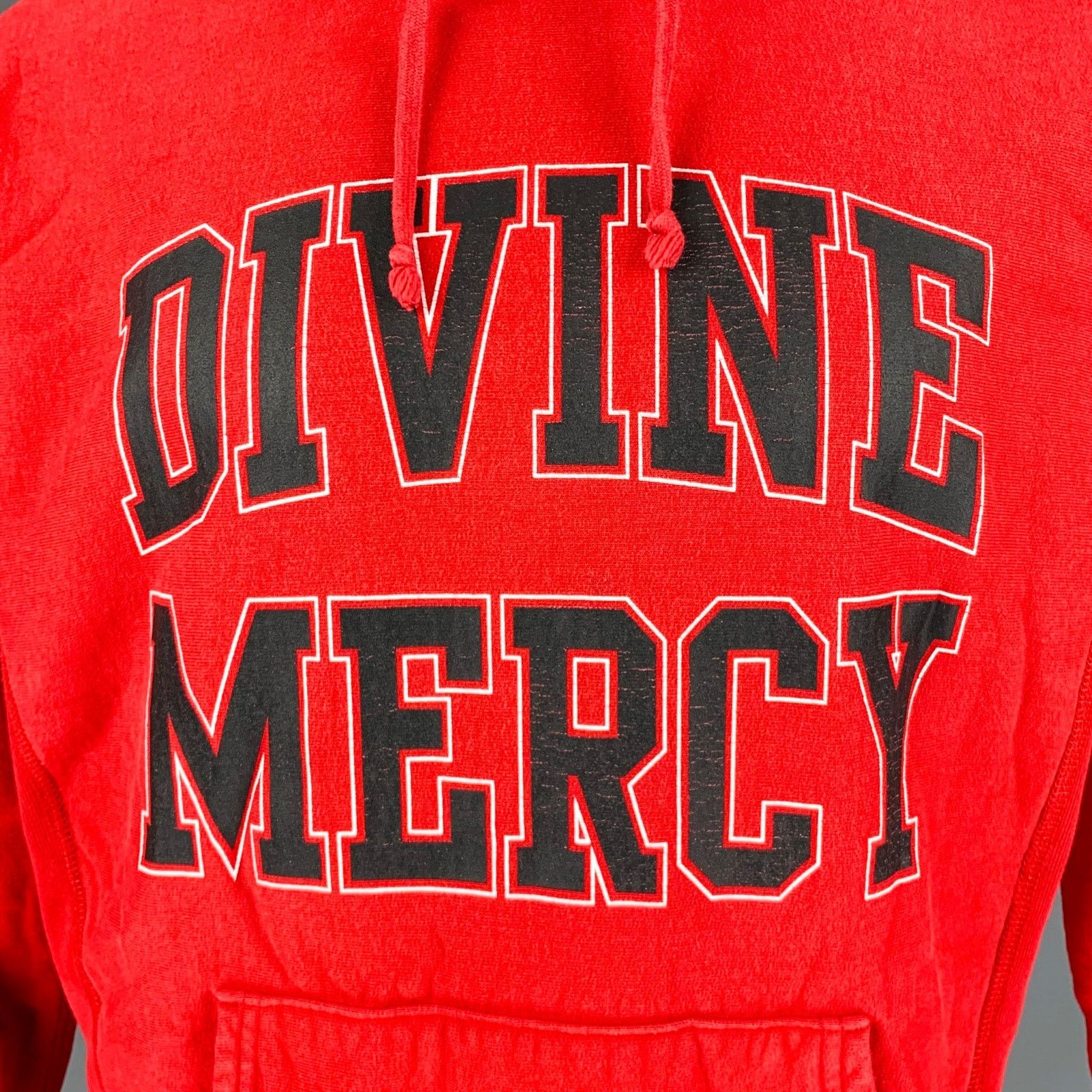Supreme SUPREME Size M Red Black Cotton Hoodie Sweatshirt Size US M / EU 48-50 / 2 - 2 Thumbnail