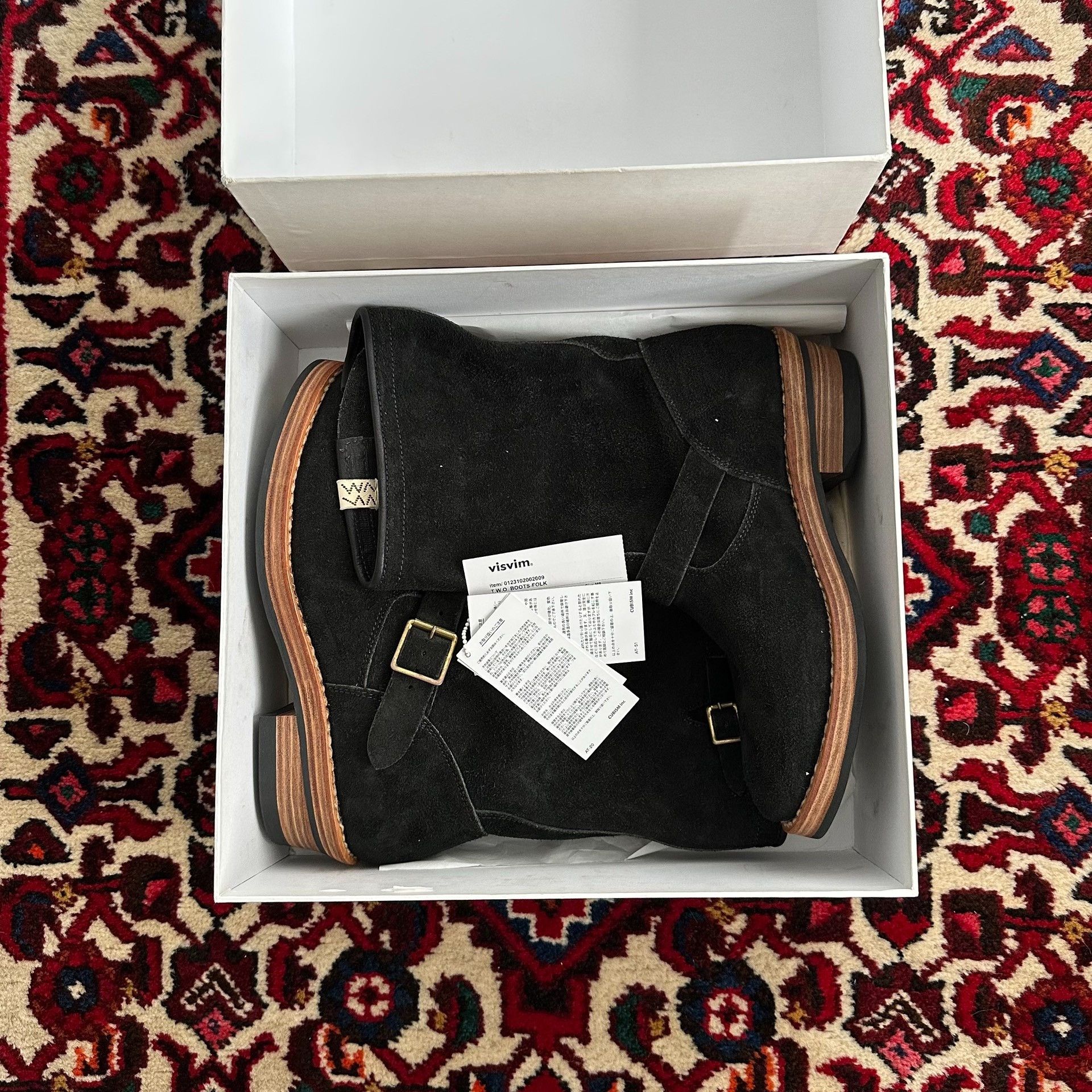 Visvim Visvim T.W.O Folk Suede Engineer Boots Size US 9 / EU 42 - 9 Thumbnail