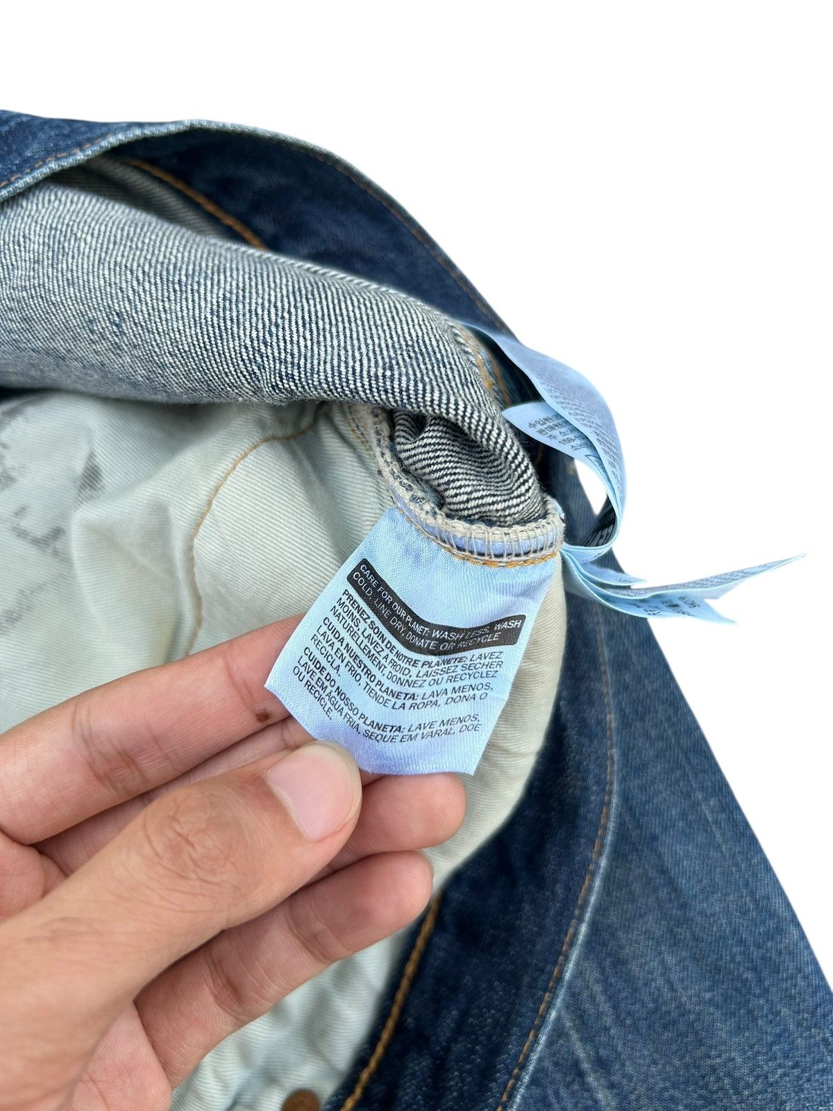 Kapital Thrashed Levis 501XX Big E Selvedge Distressed Denim Jeans Size US 35 - 12 Thumbnail