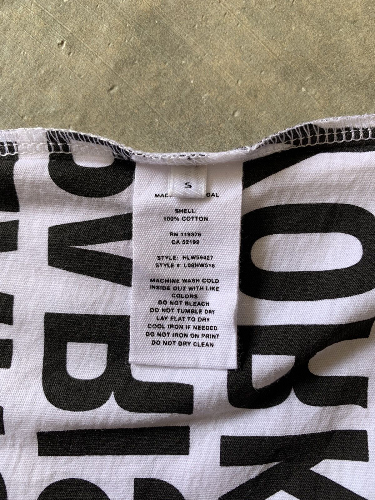 Helmut Lang Helmut Lang over print T-shirt Size US S / EU 44-46 / 1 - 7 Thumbnail