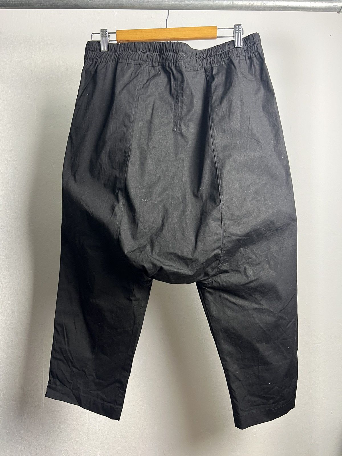 Rick Owens SS18 Rick Owens "Dirt" Cropped Pants Black Size US 32 / EU 48 - 3 Thumbnail